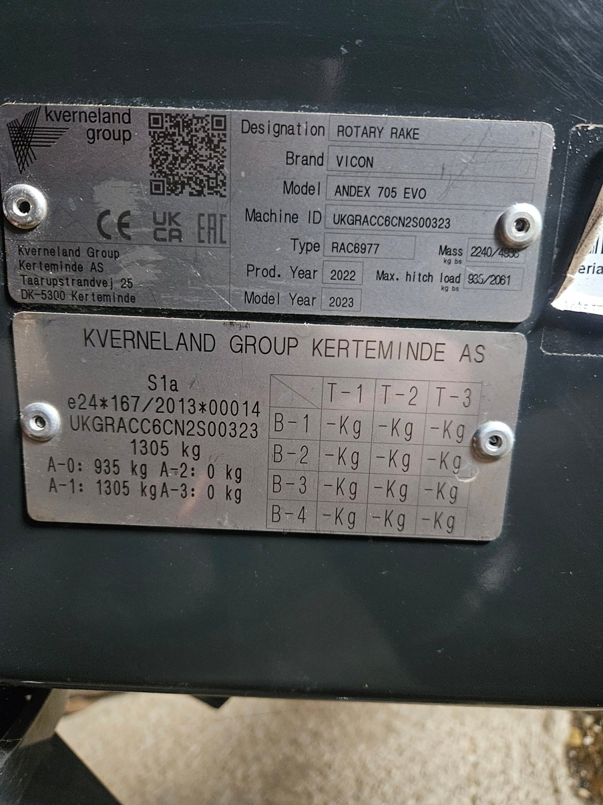 Schwader typu Vicon Andex 705 Evo, Neumaschine v Wegscheid (Obrázek 4)