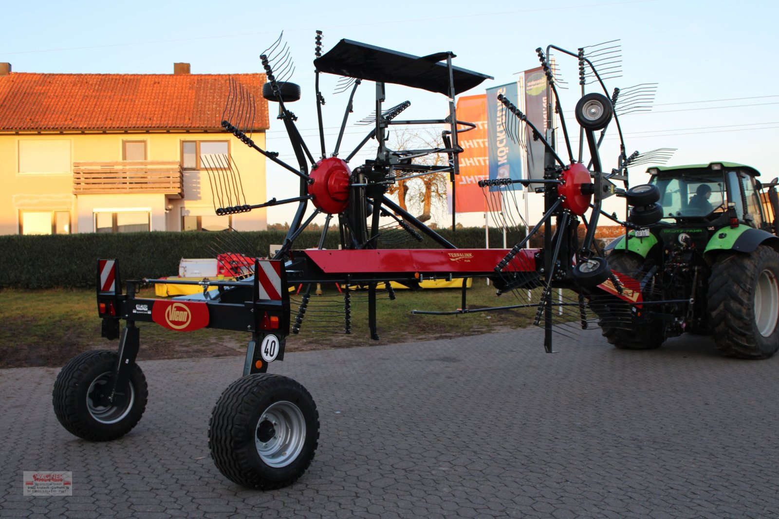 Schwader des Typs Vicon Andex 705, Gebrauchtmaschine in Ansbach (Bild 1)