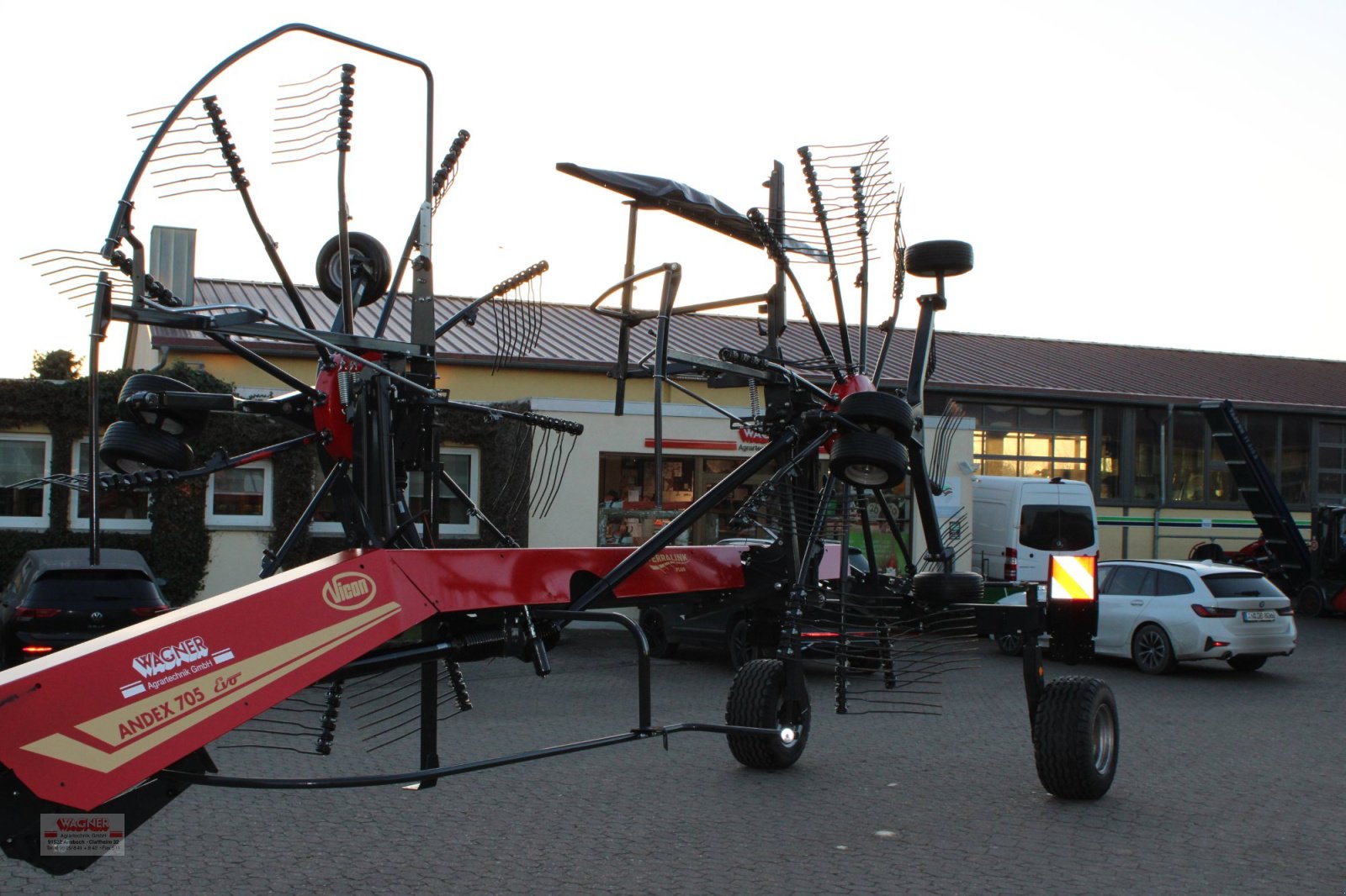 Schwader des Typs Vicon Andex 705, Gebrauchtmaschine in Ansbach (Bild 3)