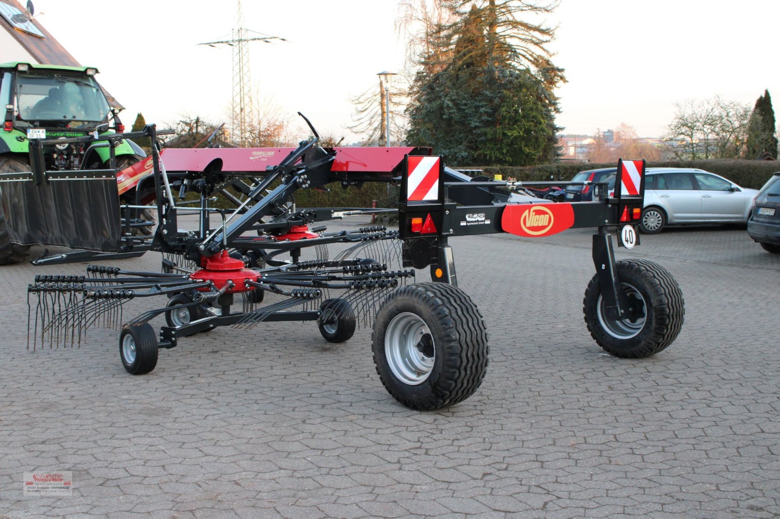 Schwader des Typs Vicon Andex 705, Gebrauchtmaschine in Ansbach (Bild 5)