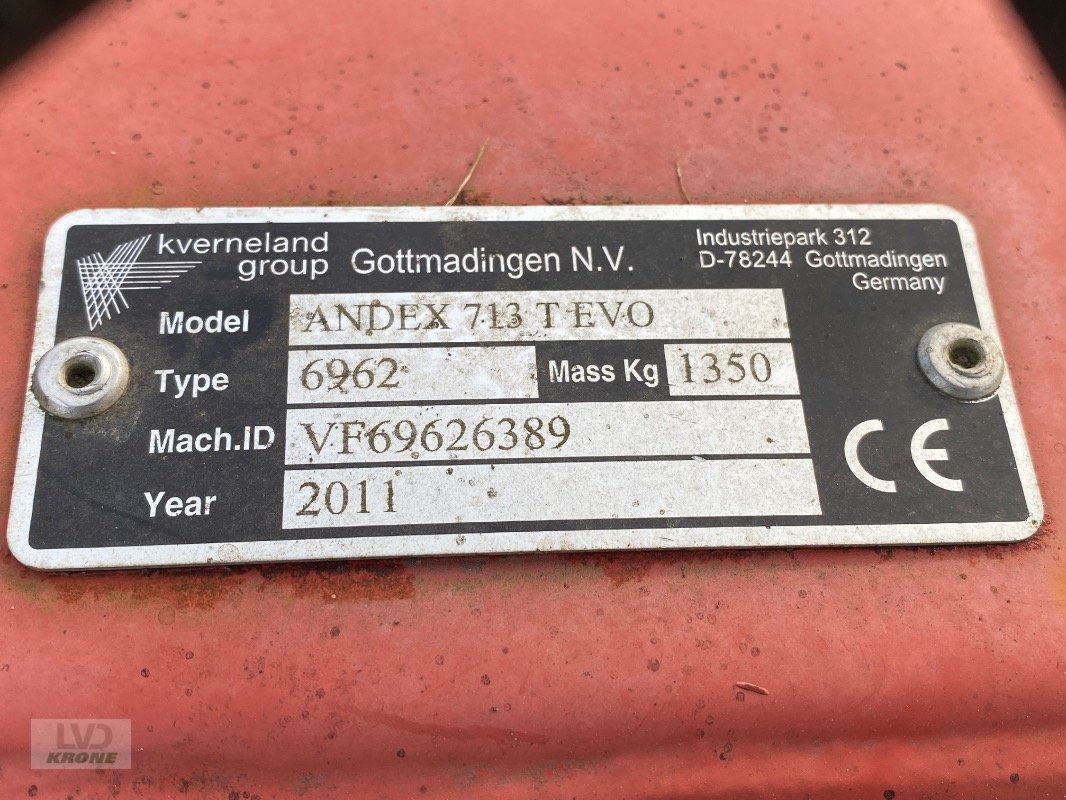 Schwader van het type Vicon Andex 713T Evo Terralink, Gebrauchtmaschine in Barsinghausen OT Groß Munzel (Foto 10)