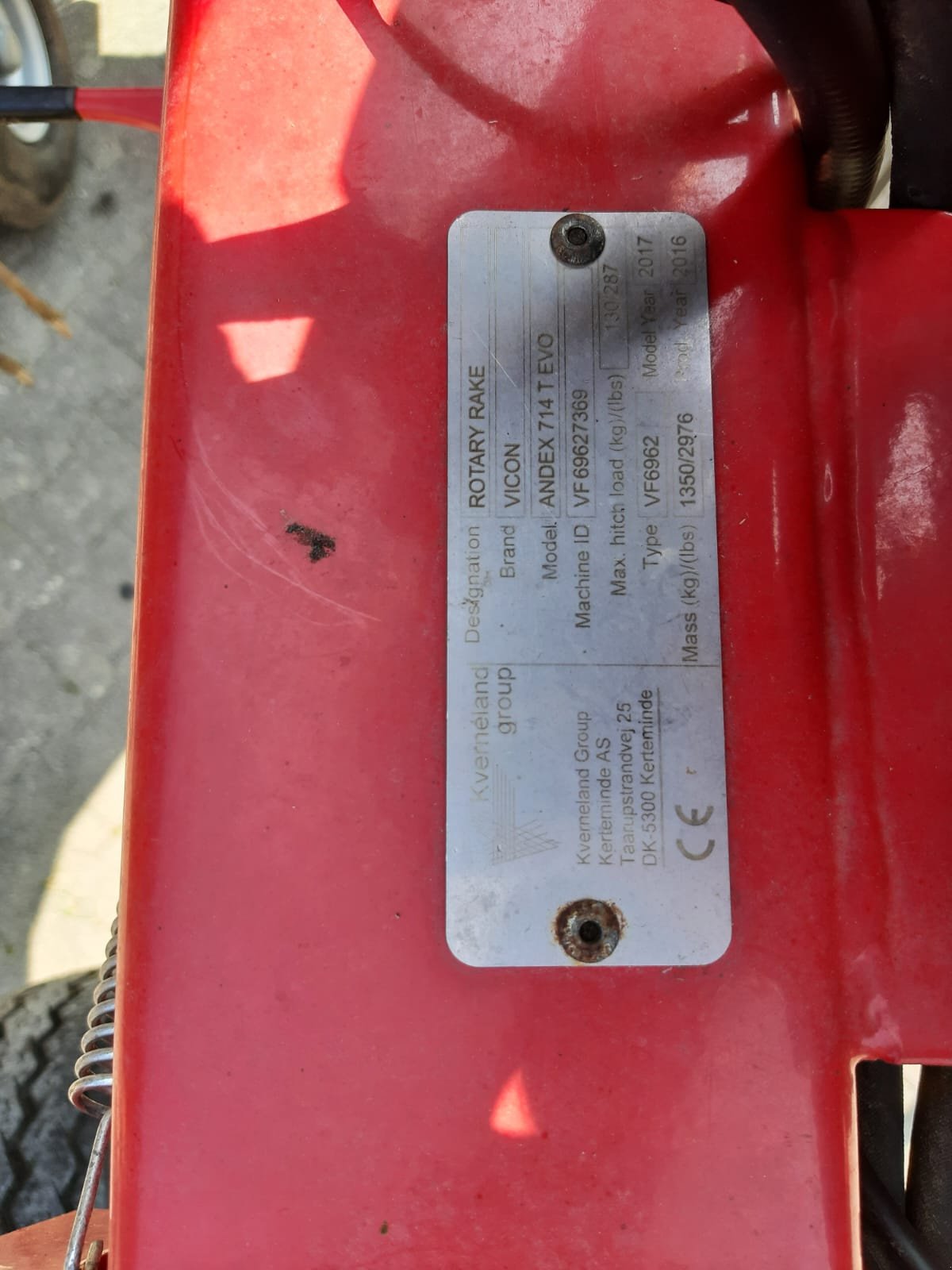 Schwader of the type Vicon Andex 714 EVO, Gebrauchtmaschine in Eurasburg (Picture 9)