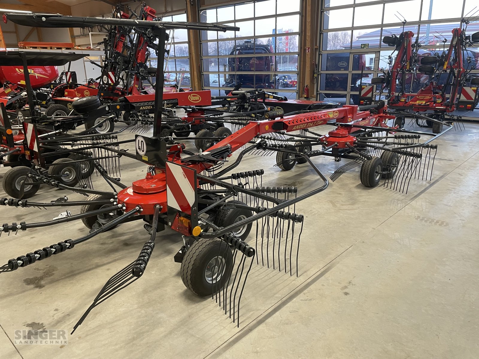 Schwader of the type Vicon Andex 714 T Evo, Neumaschine in Ebenhofen (Picture 3)