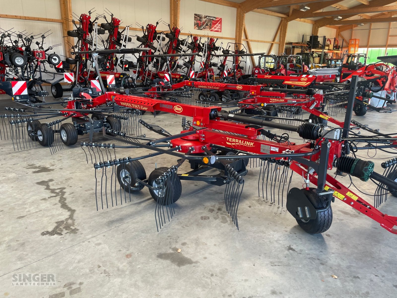 Schwader of the type Vicon Andex 714 T Evo, Neumaschine in Ebenhofen (Picture 2)