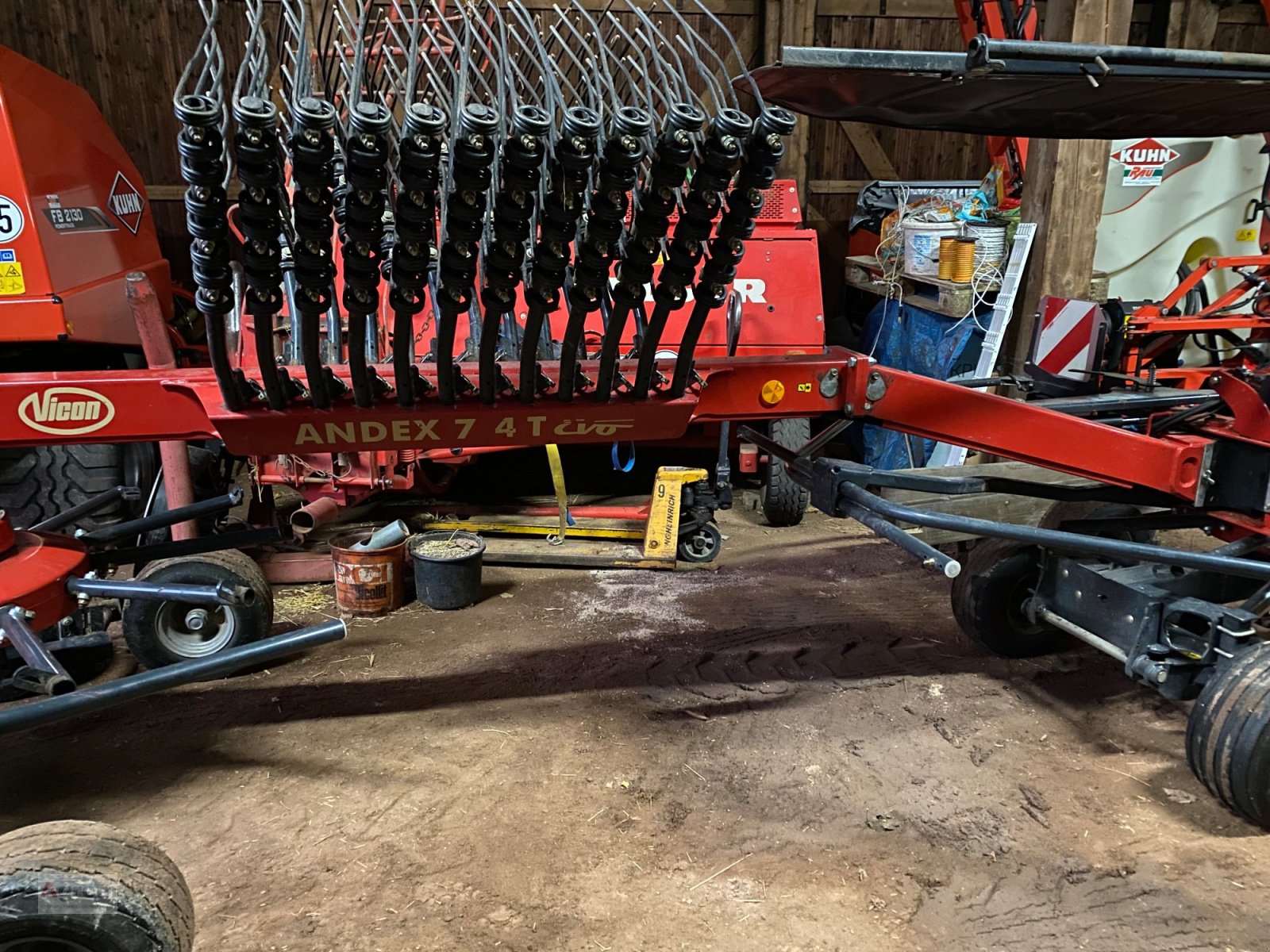 Schwader типа Vicon Andex 714 T Evo, Gebrauchtmaschine в Meißenheim-Kürzell (Фотография 2)