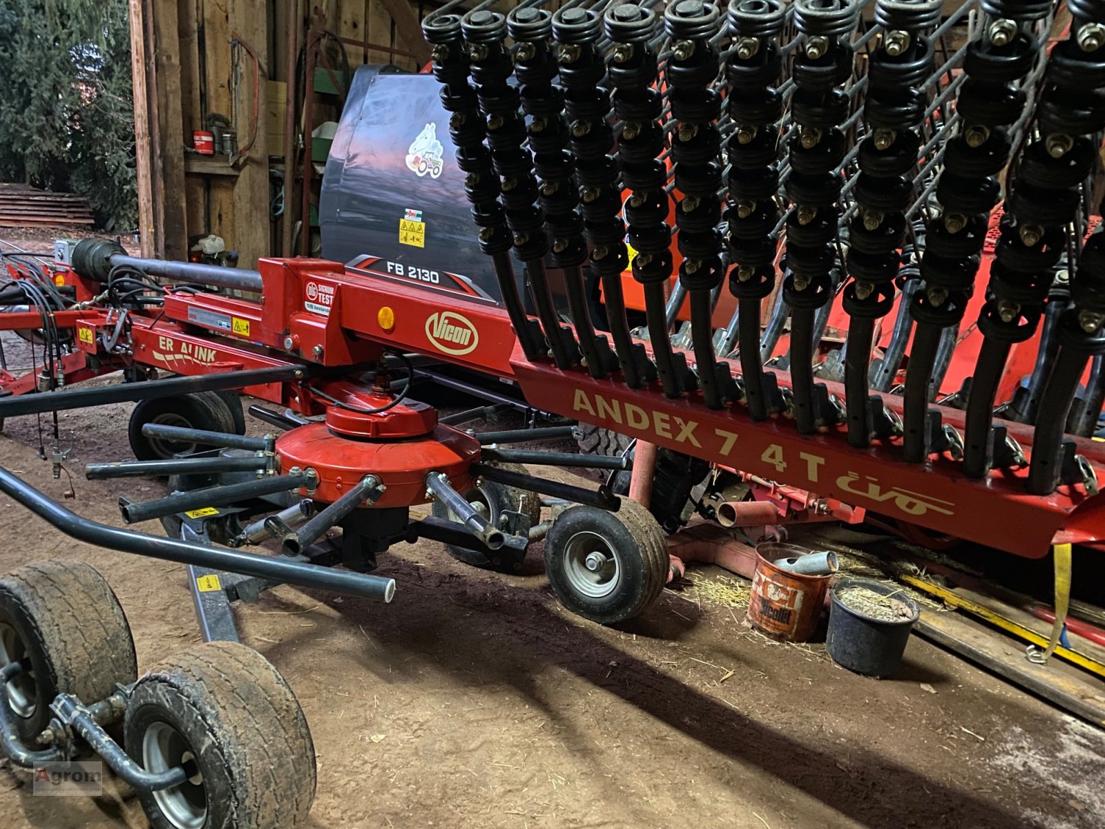 Schwader типа Vicon Andex 714 T Evo, Gebrauchtmaschine в Meißenheim-Kürzell (Фотография 4)