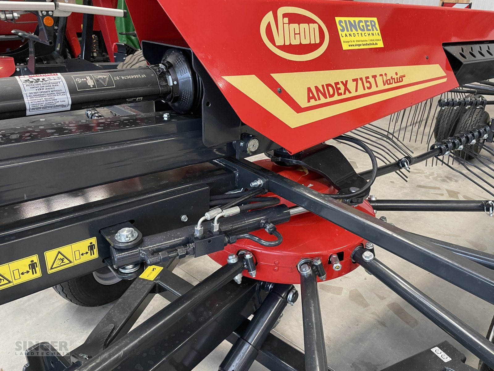 Schwader del tipo Vicon Andex 715 T Vario, Neumaschine In Ebenhofen (Immagine 4)