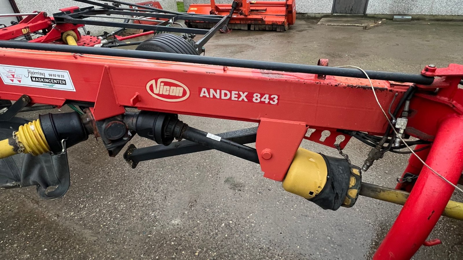 Schwader типа Vicon Andex 843 Andex 843, Gebrauchtmaschine в Brønderslev (Фотография 2)