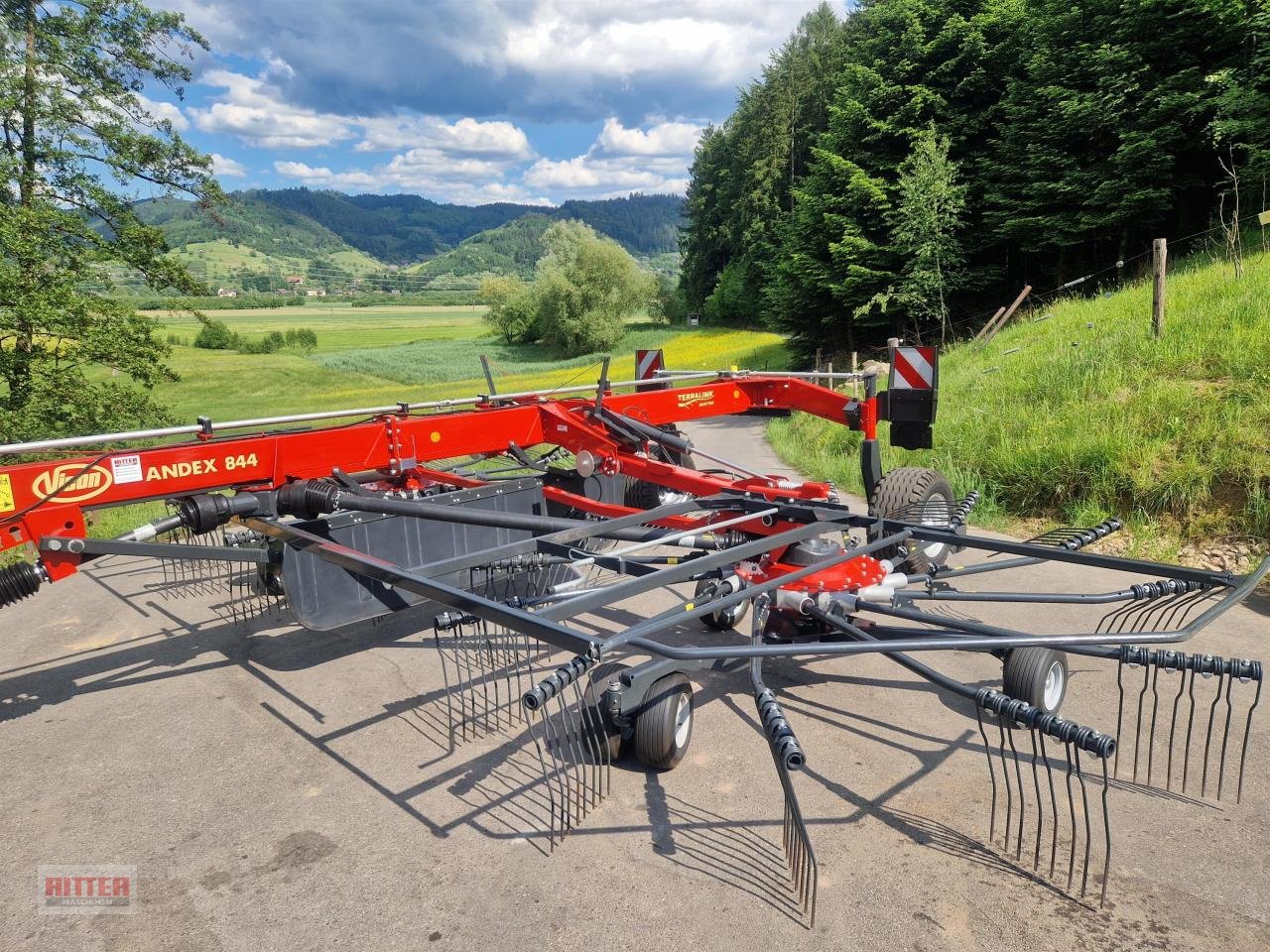 Schwader typu Vicon Andex 844 ProLine, Gebrauchtmaschine v Zell a. H. (Obrázek 4)