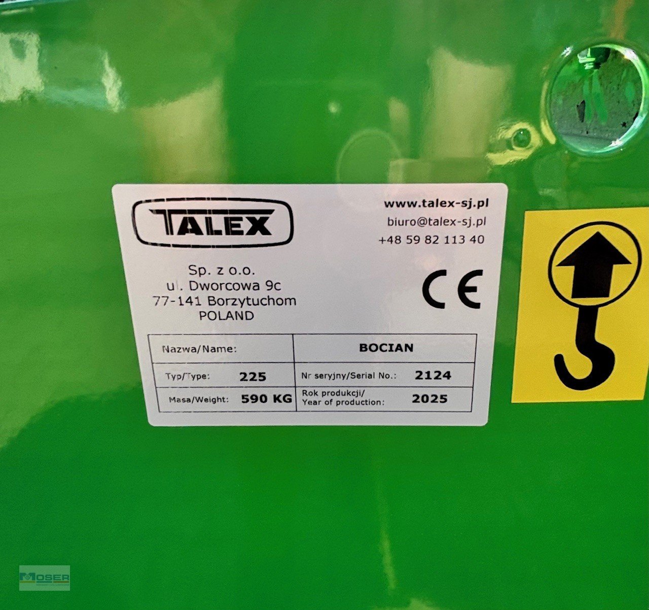 Schwadlüfter typu Talex Bocian, Neumaschine v Massing (Obrázek 7)