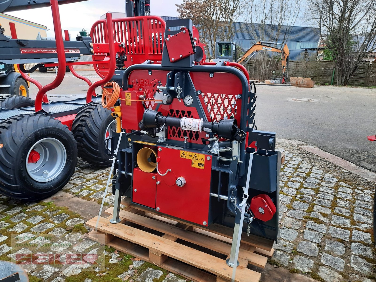 Seilwinde Türe ait BEHA W 55 HA mit Funk und Seilausstoß, Neumaschine içinde Burghaslach (resim 2)