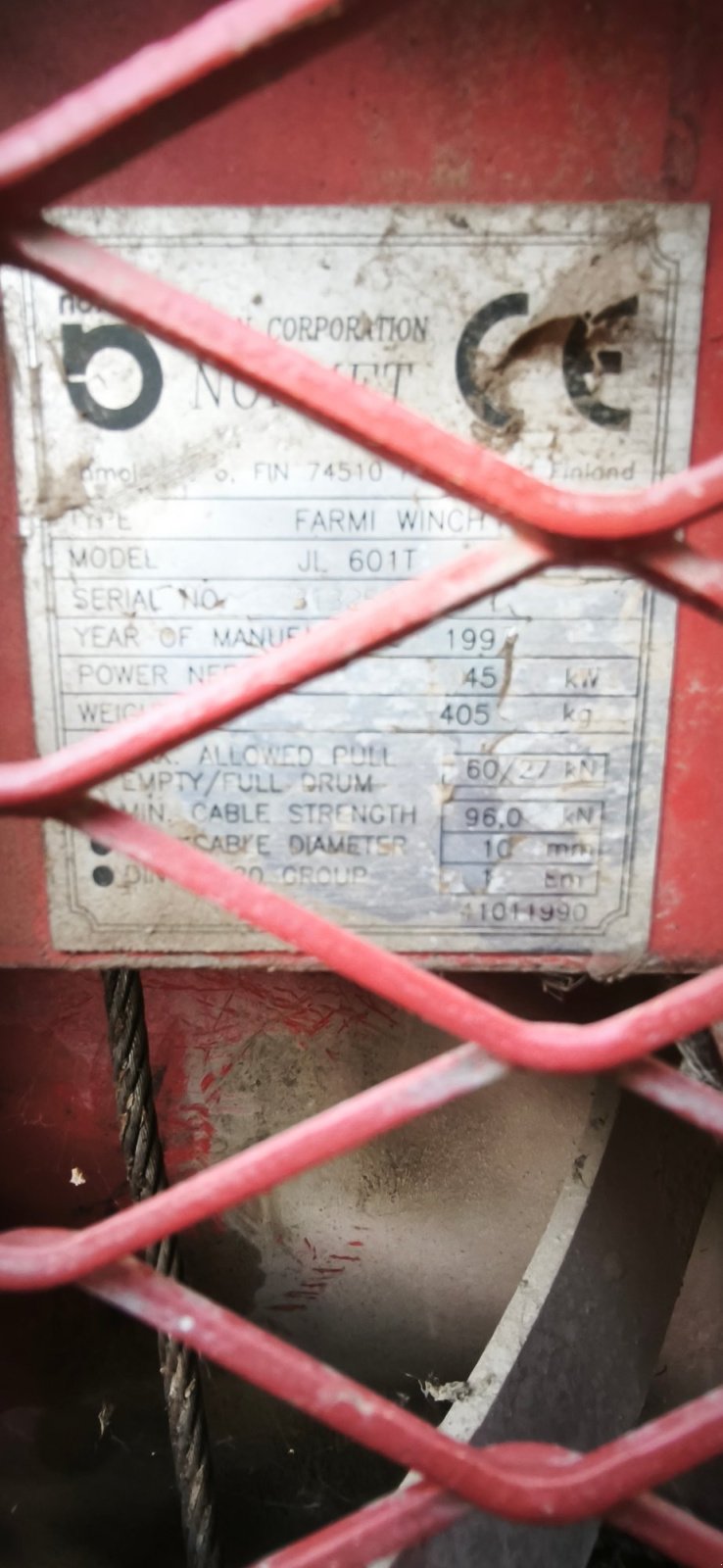 Seilwinde типа Farmi JL 601T, Gebrauchtmaschine в Wehr (Фотография 3)