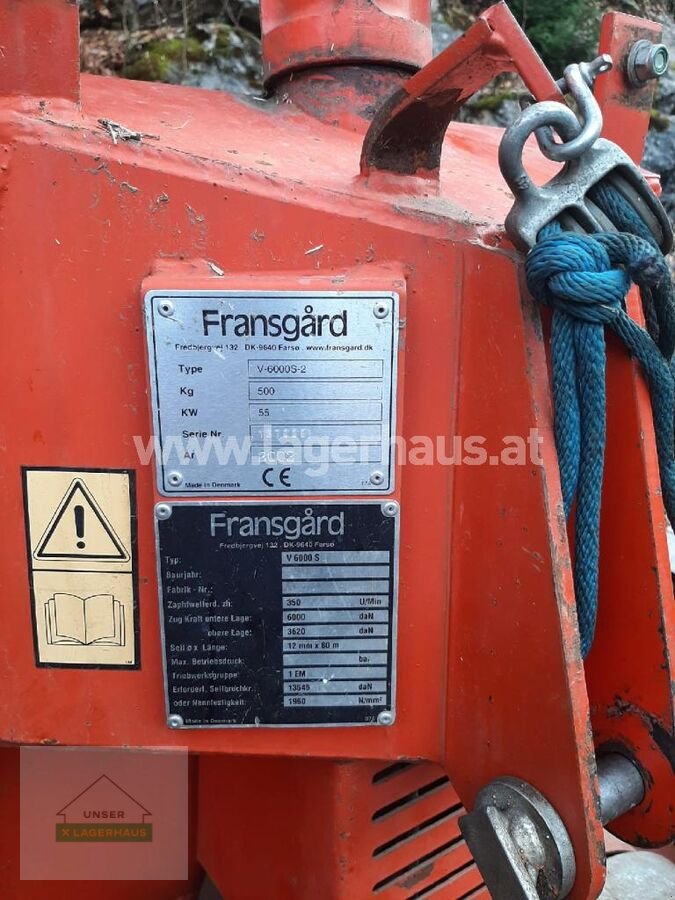 Seilwinde типа Fransgard 6 TO, Gebrauchtmaschine в Schlitters (Фотография 3)