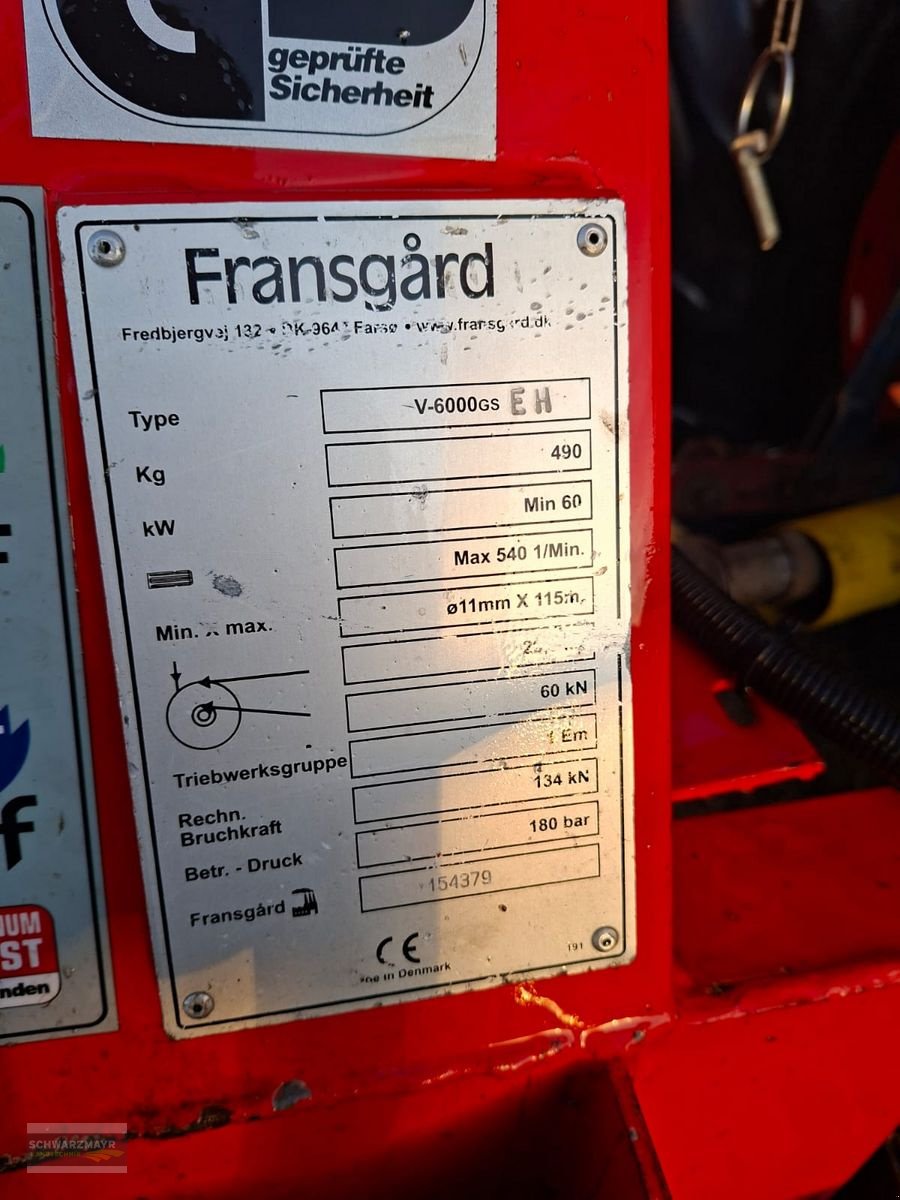 Seilwinde типа Fransgard V 6000 GS EH, Gebrauchtmaschine в Gampern (Фотография 11)