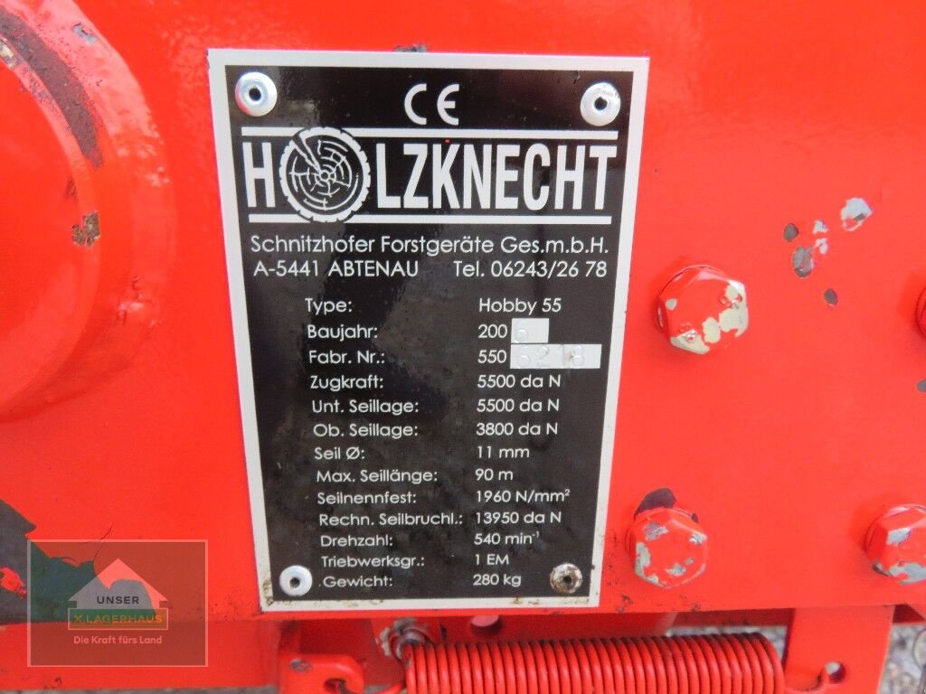 Seilwinde des Typs Holzknecht Hobby 55, Gebrauchtmaschine in Hofkirchen (Bild 10)