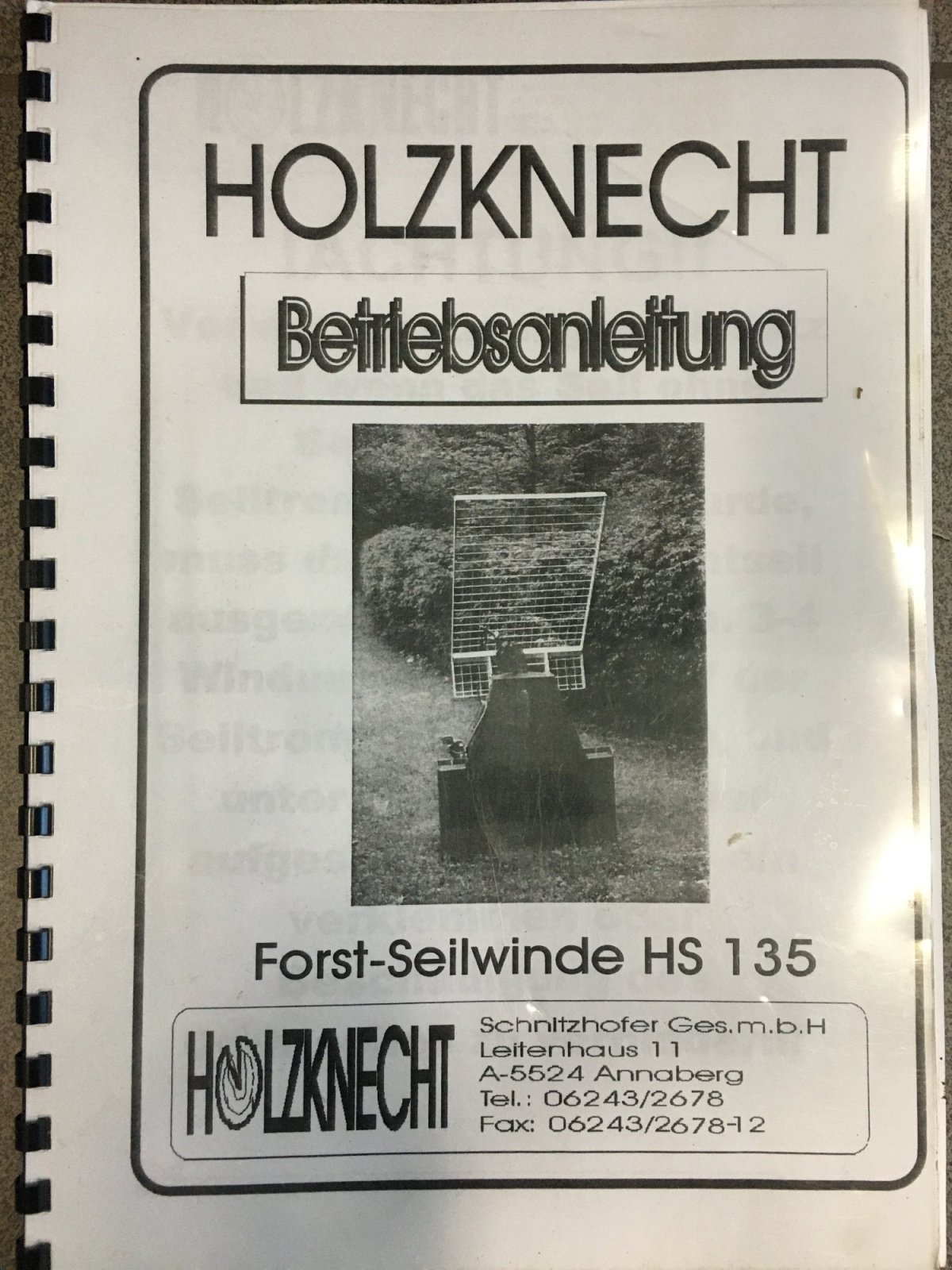 Seilwinde del tipo Holzknecht HS 135, Gebrauchtmaschine en Kochel am See (Imagen 6)