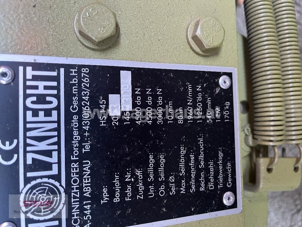 Seilwinde des Typs Holzknecht HS 145 LAGERMASCHINE, Gebrauchtmaschine in Kilb (Bild 3)