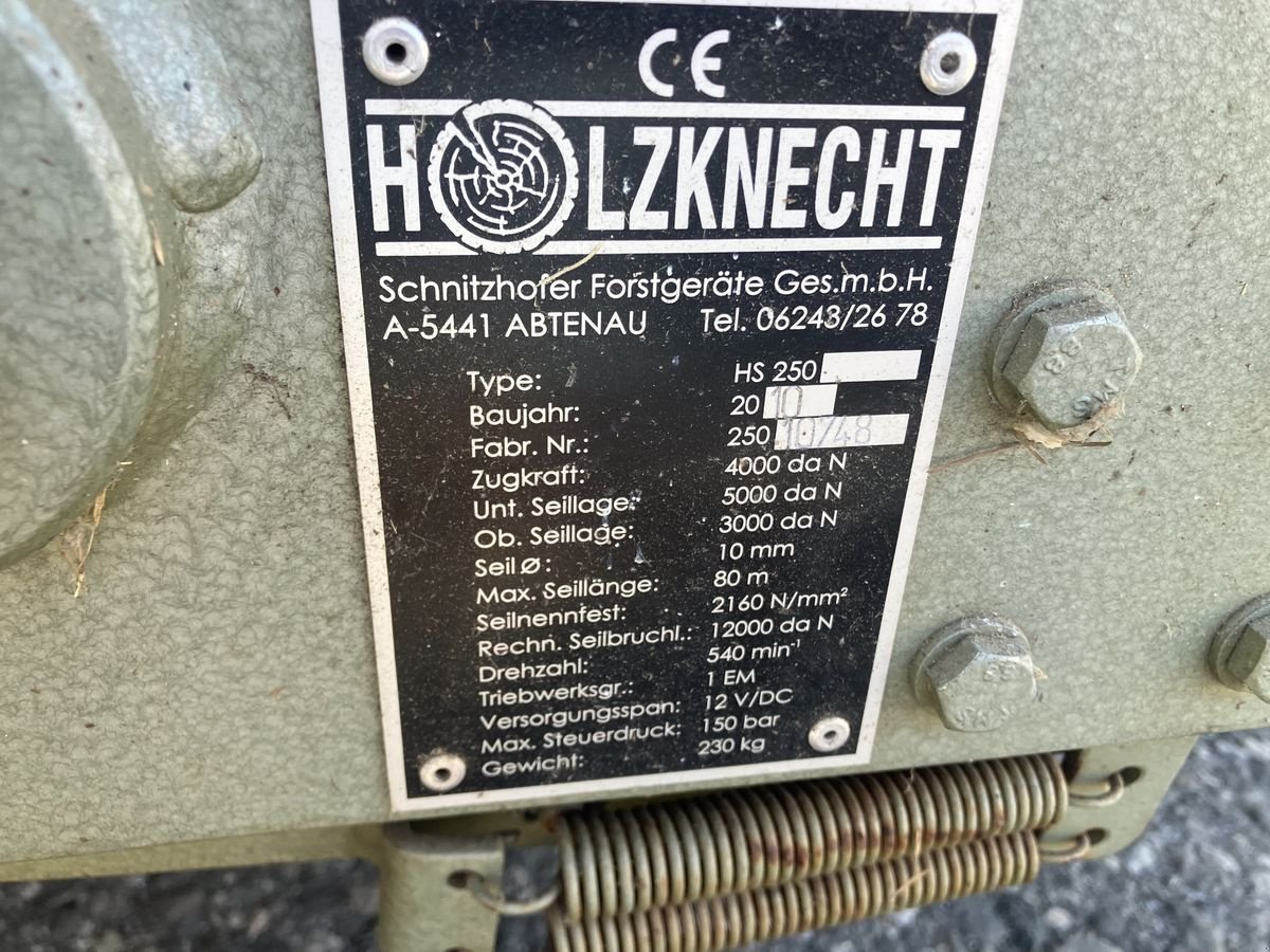Seilwinde типа Holzknecht HS 250, Gebrauchtmaschine в Villach (Фотография 5)