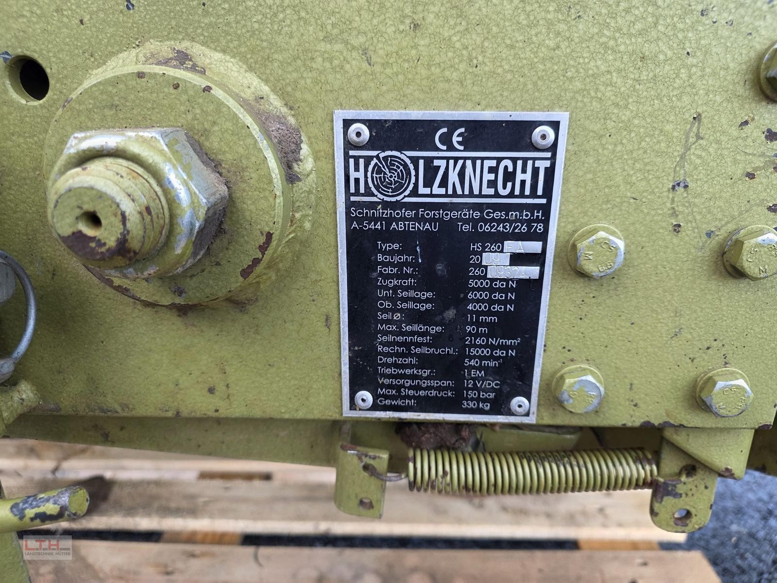 Seilwinde typu Holzknecht HS 260 E, Gebrauchtmaschine v Gnas (Obrázok 16)