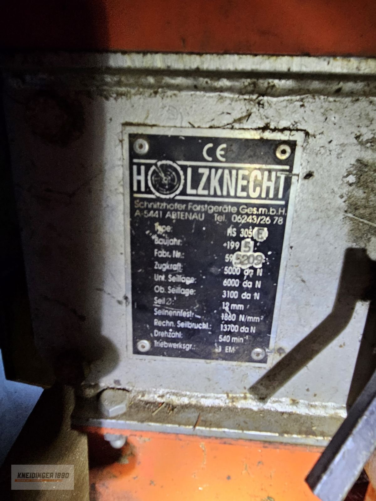 Seilwinde a típus Holzknecht HS 305, Gebrauchtmaschine ekkor: Altenfelden (Kép 7)