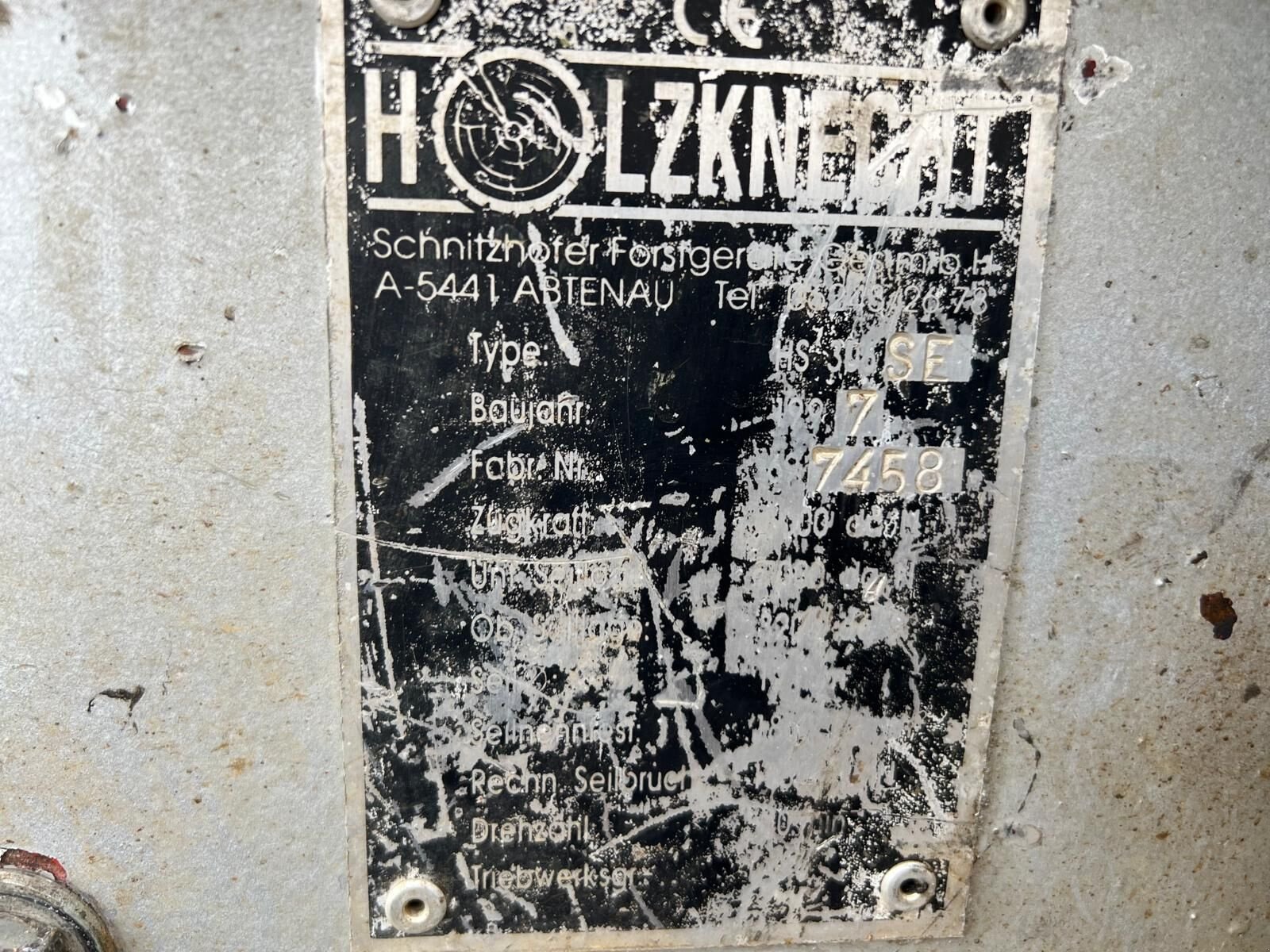 Seilwinde van het type Holzknecht HS 306 E, Gebrauchtmaschine in Grein/Donau (Foto 10)