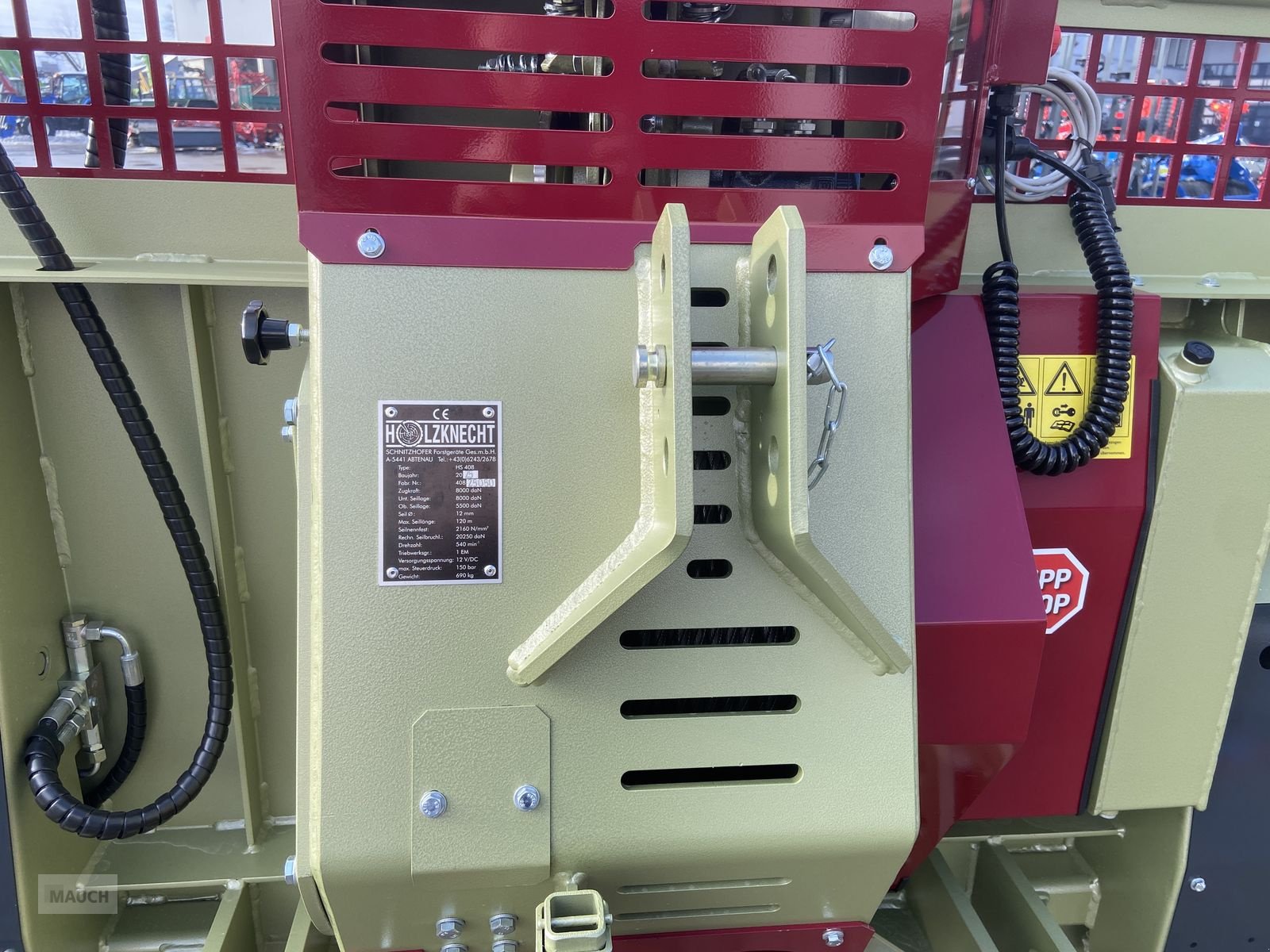 Seilwinde типа Holzknecht HS 408 K, Gebrauchtmaschine в Burgkirchen (Фотография 8)