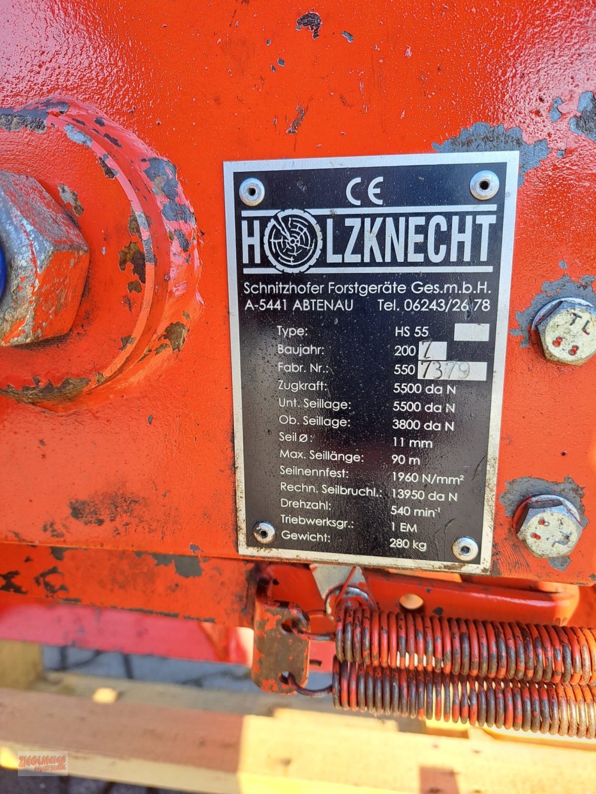 Seilwinde tipa Holzknecht HS55, Gebrauchtmaschine u Rottenburg a.d. Laaber (Slika 5)