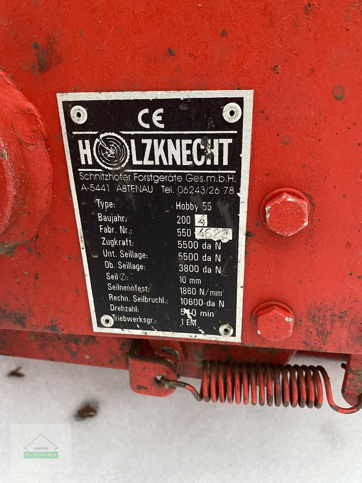 Seilwinde del tipo Holzknecht Seilwinde Hobby 55, Gebrauchtmaschine In Wartberg (Immagine 2)