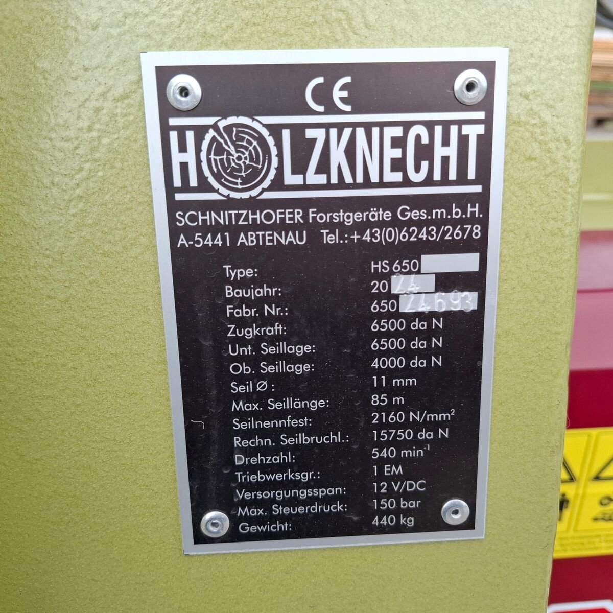 Seilwinde a típus Holzknecht Seilwinde, Neumaschine ekkor: Gundertshausen (Kép 8)