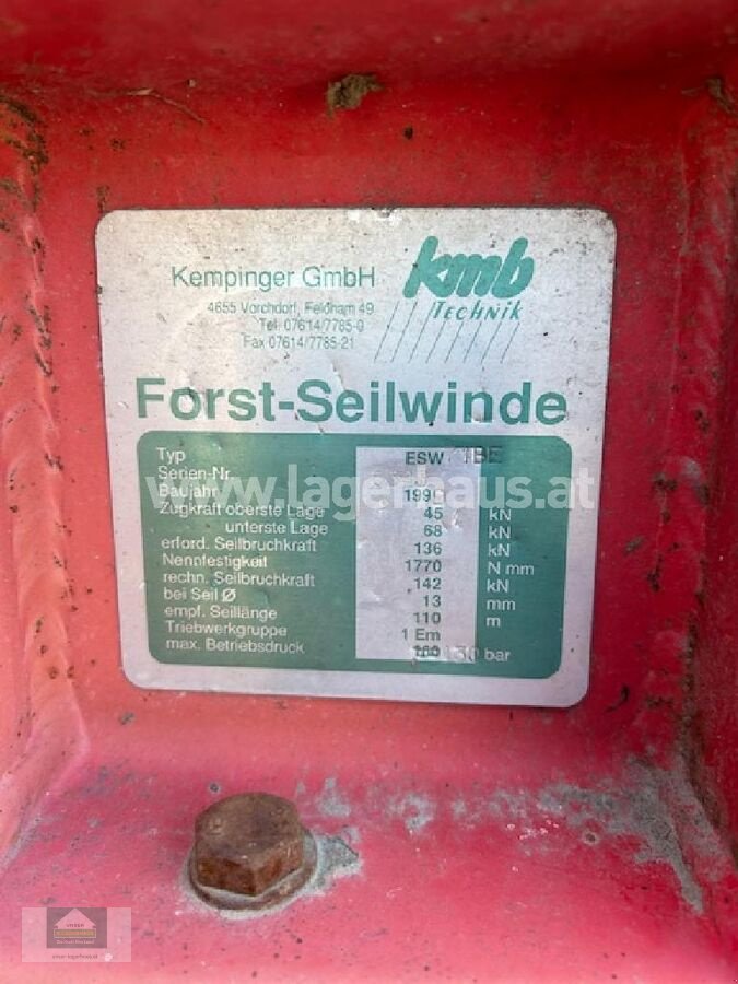 Seilwinde del tipo KMB 7 TO, Gebrauchtmaschine In Klagenfurt (Immagine 2)