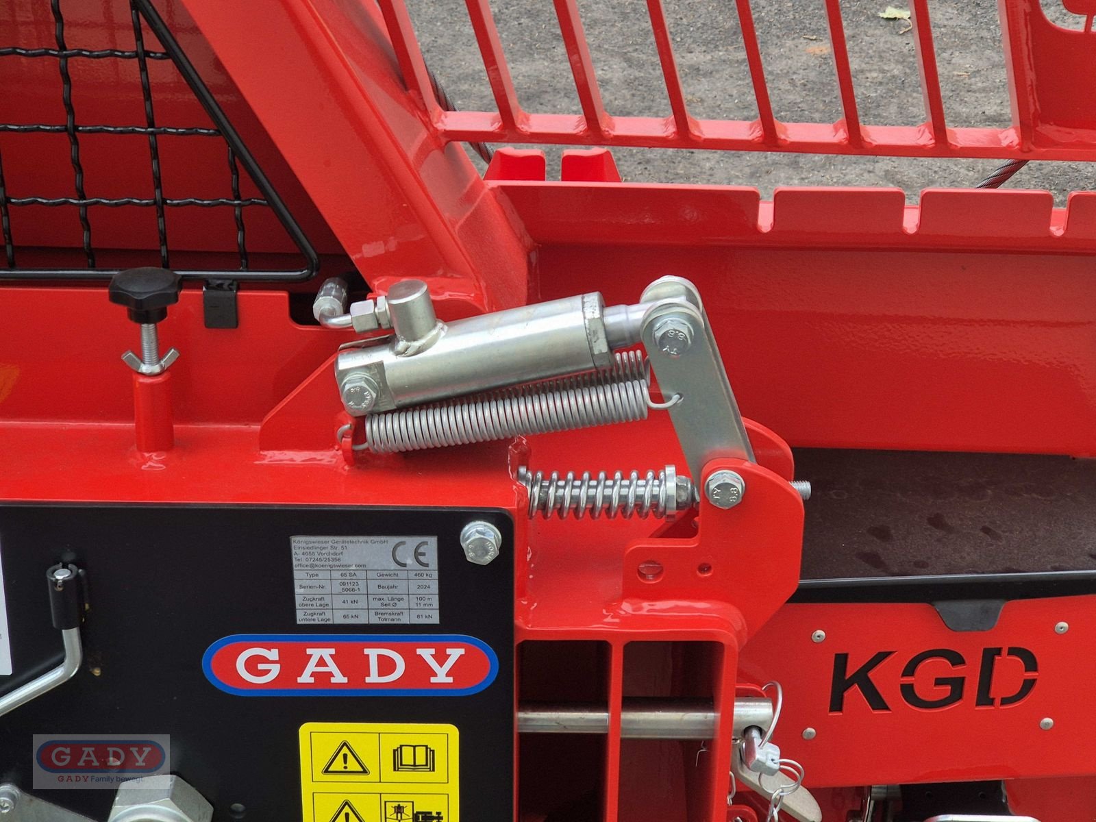 Seilwinde Türe ait Königswieser KGD 65 SA 1.7 SEILWINDE, Neumaschine içinde Lebring (resim 11)