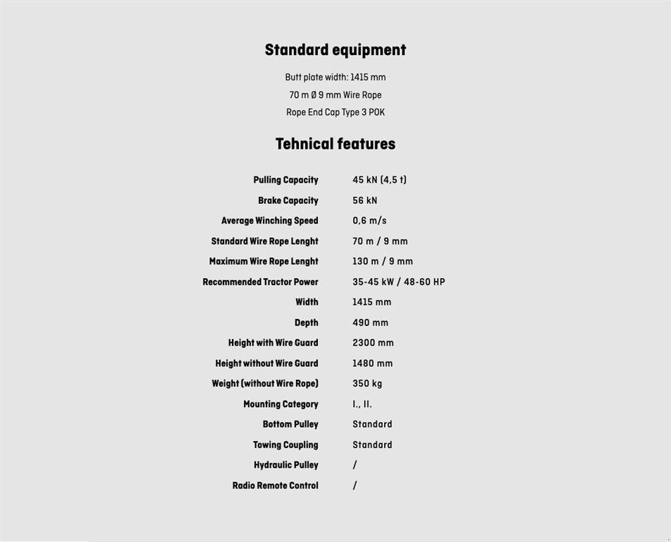 Seilwinde a típus Krpan 4,5 ER skovspil, Gebrauchtmaschine ekkor: Nørager (Kép 15)