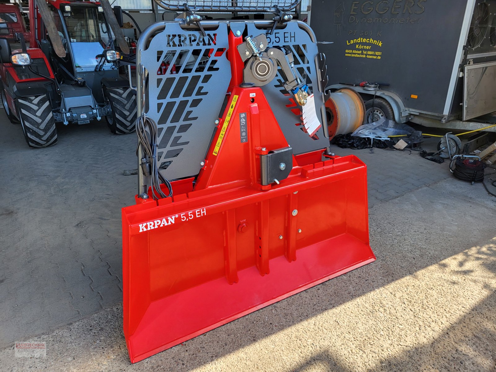 Seilwinde a típus Krpan 5,5 EH, Neumaschine ekkor: Kirkel-Altstadt (Kép 3)