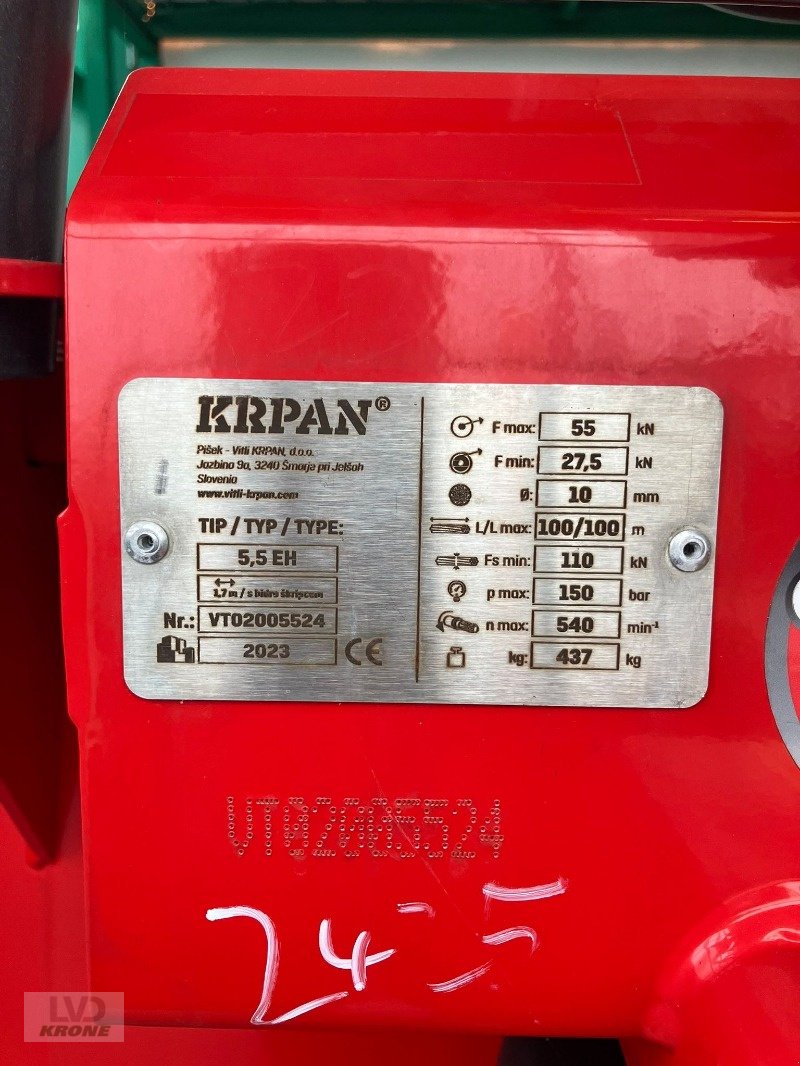 Seilwinde tipa Krpan 5,5EH, Gebrauchtmaschine u Alt-Mölln (Slika 5)