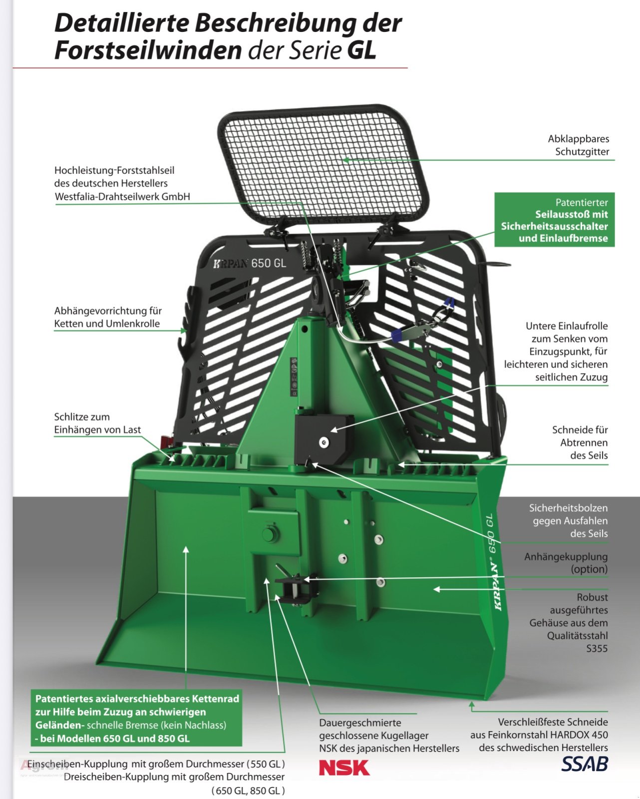 Seilwinde za tip Krpan 550GL, Neumaschine u Herrenberg-Gültstein (Slika 9)