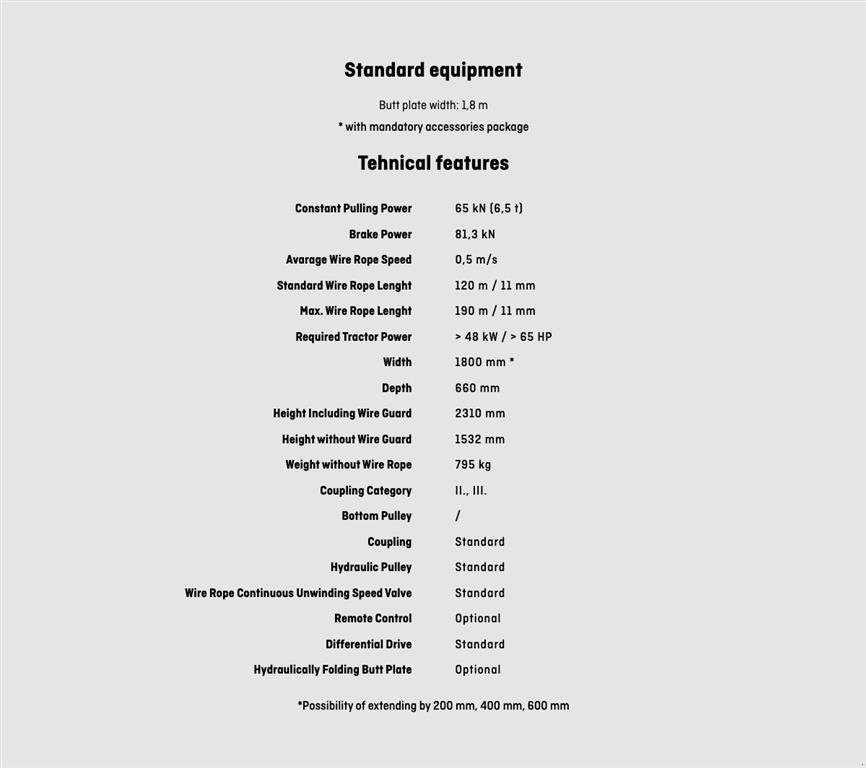 Seilwinde a típus Krpan 6,5 DH skovspil, Gebrauchtmaschine ekkor: Nørager (Kép 15)
