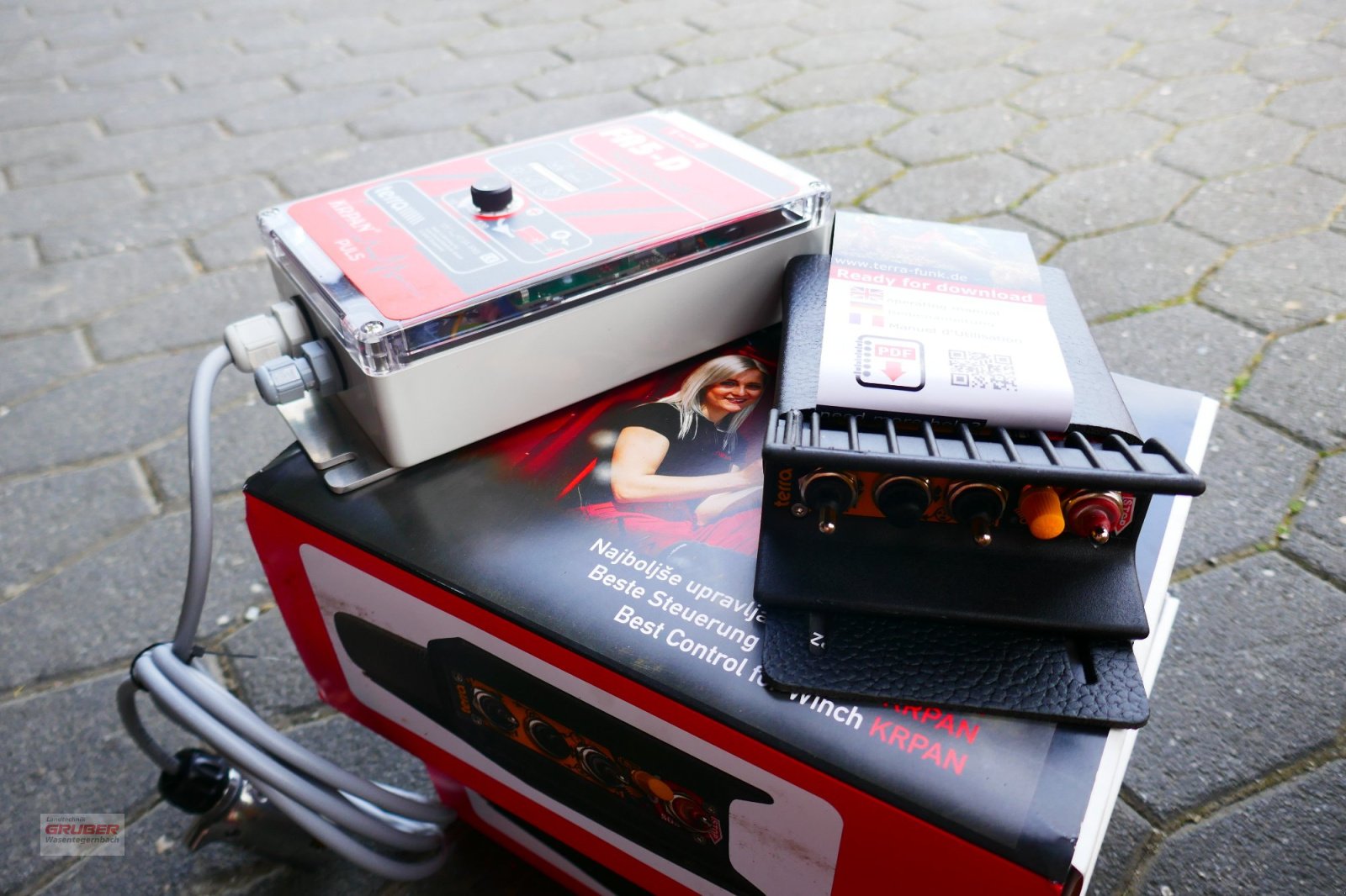 Seilwinde Türe ait Krpan 6,5 EH - hydr. Seilausstoß mit Funkbedienung, Neumaschine içinde Dorfen (resim 12)