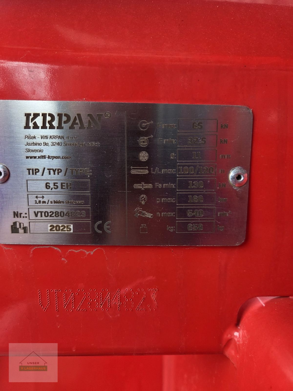 Seilwinde типа Krpan 6,5 EH, Neumaschine в Grosswilfersdorf (Фотография 4)