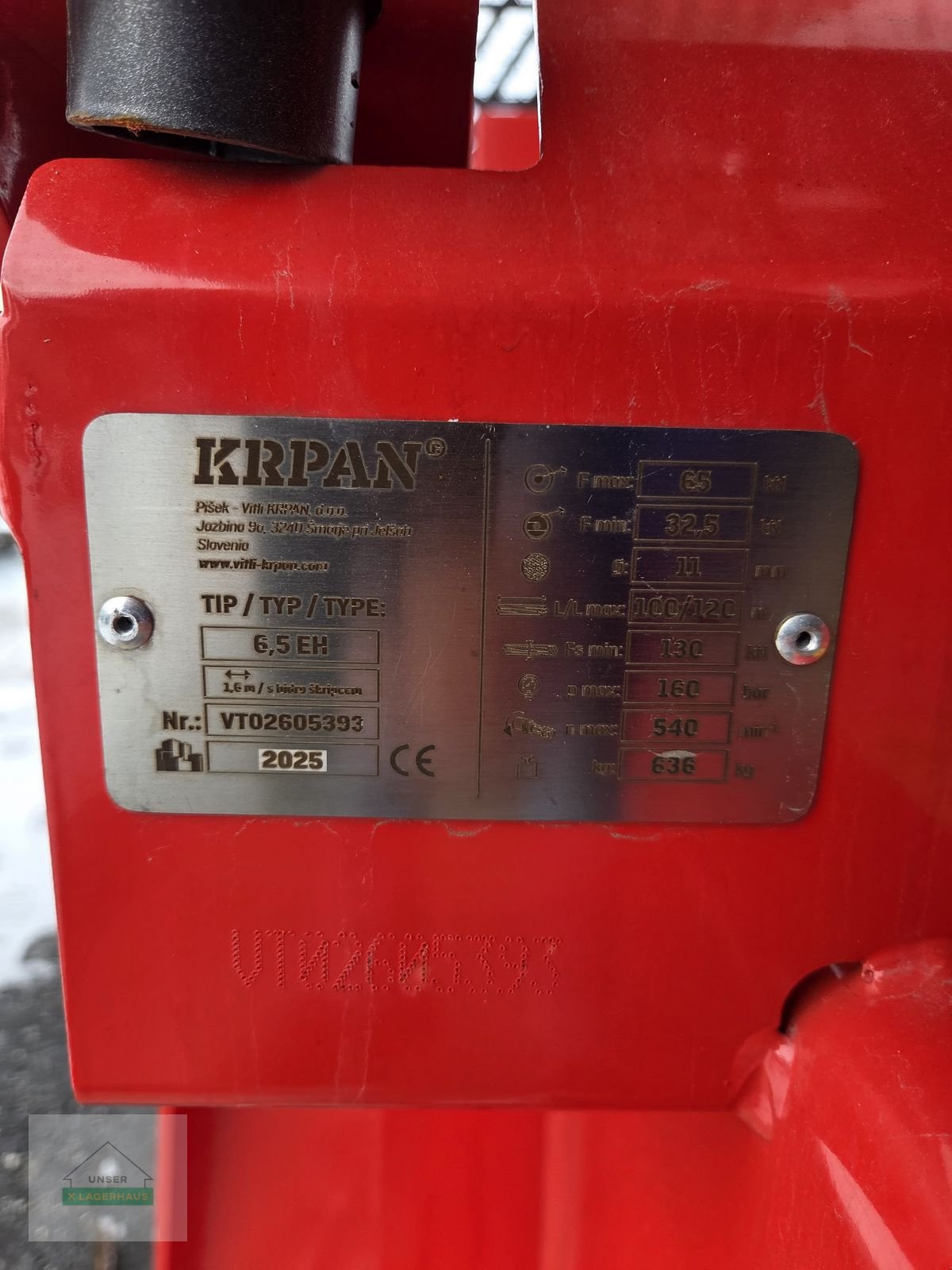 Seilwinde del tipo Krpan 6,5 EH, Neumaschine en Grosswilfersdorf (Imagen 6)