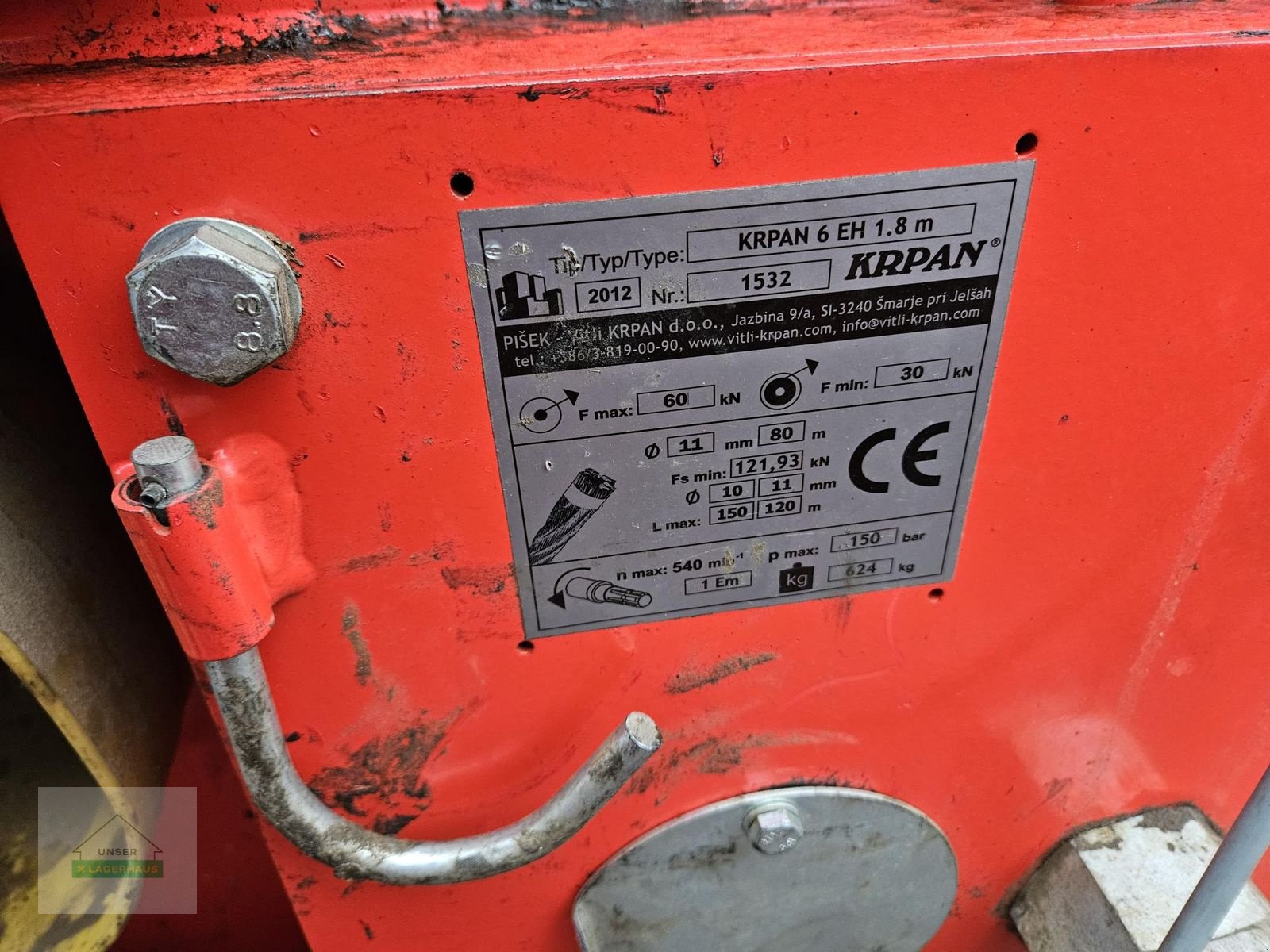 Seilwinde typu Krpan 6,5EH, Gebrauchtmaschine v Wies (Obrázek 3)