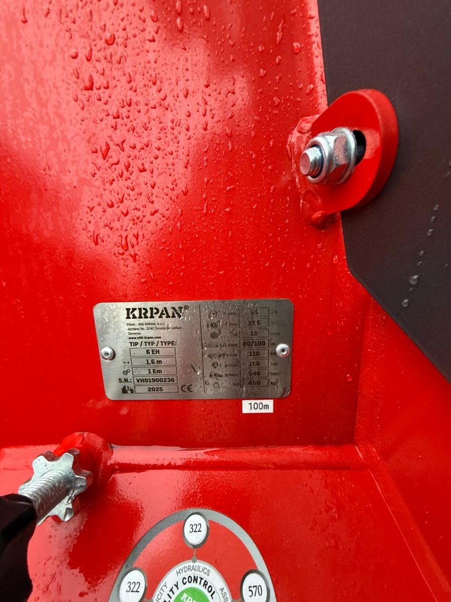 Seilwinde Türe ait Krpan 6 E H, Neumaschine içinde Güssing (resim 2)