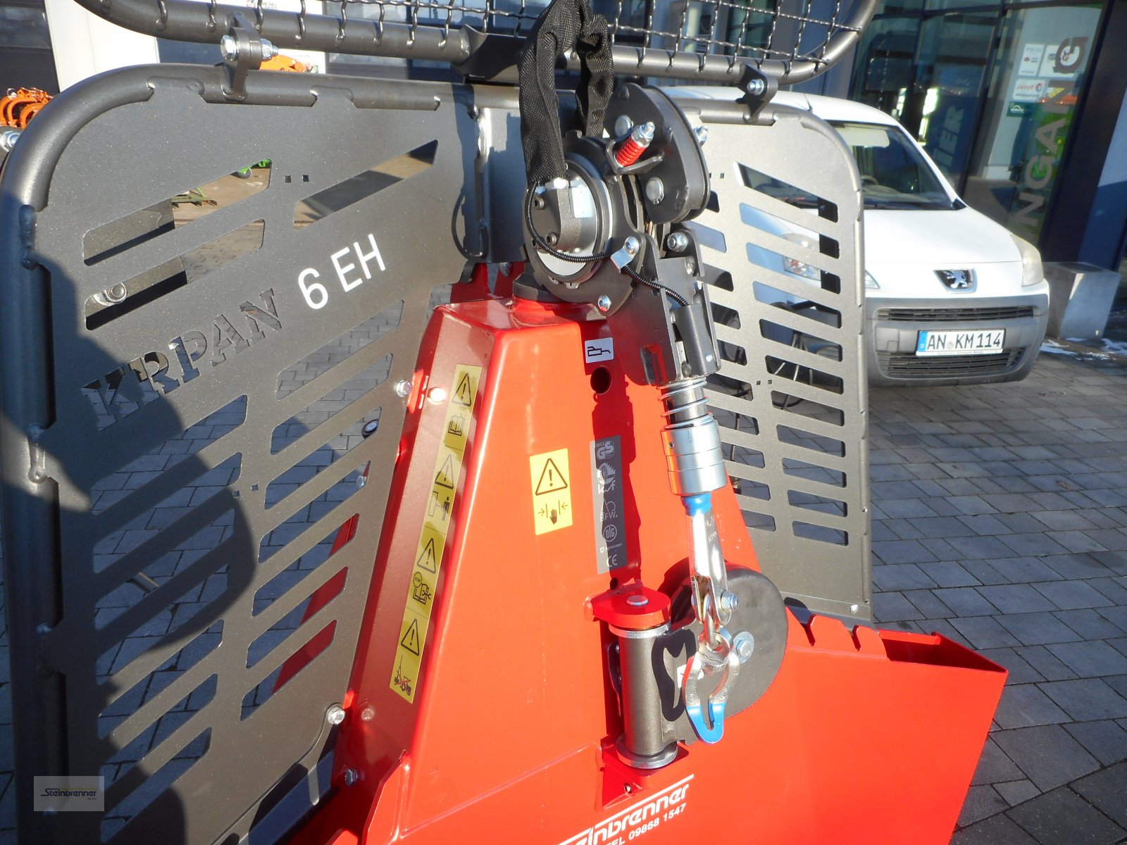 Seilwinde Türe ait Krpan 6 EH, Neumaschine içinde Wörnitz (resim 7)