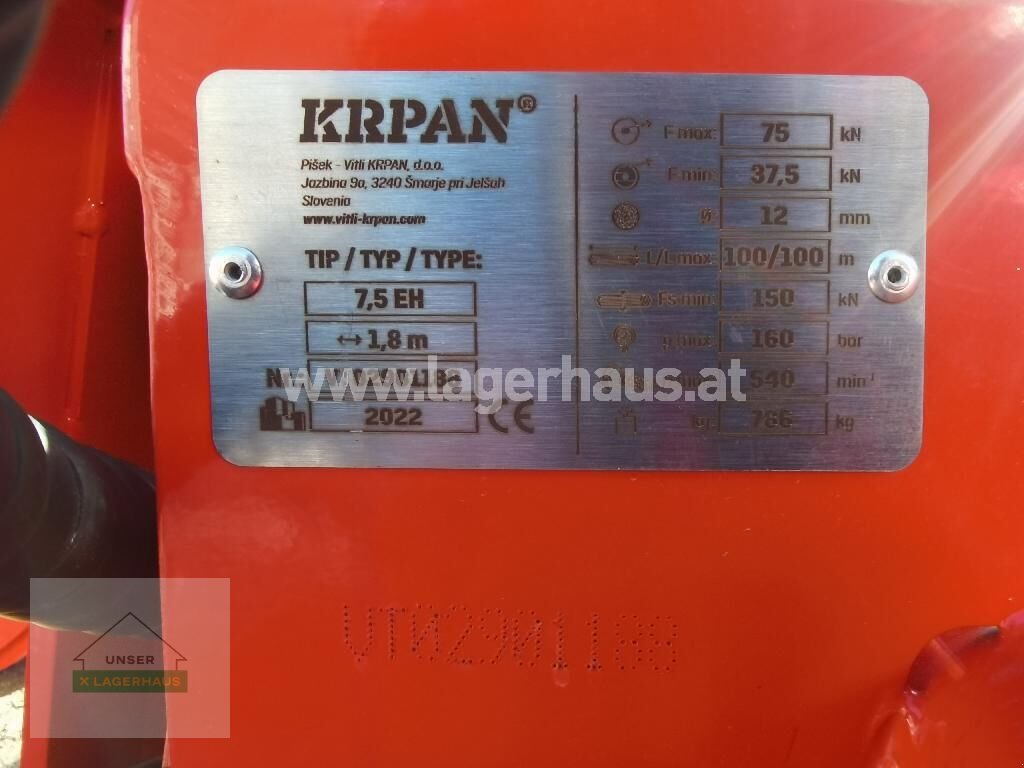 Seilwinde des Typs Krpan 7,5EH, Neumaschine in Göstling (Bild 2)