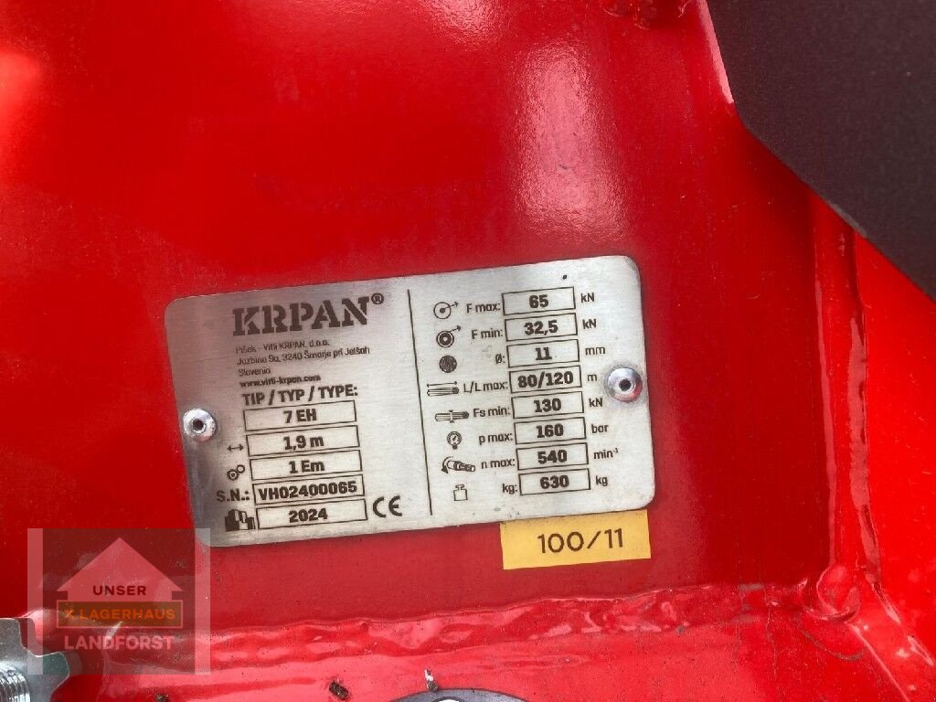 Seilwinde a típus Krpan 7 EH, Neumaschine ekkor: Kapfenberg (Kép 6)