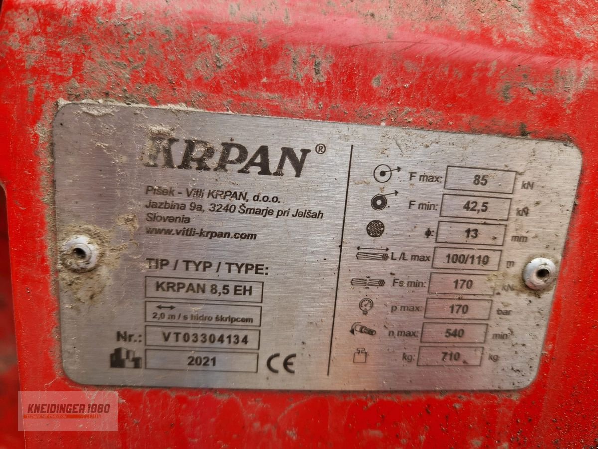 Seilwinde a típus Krpan 8,5 EH, Gebrauchtmaschine ekkor: Altenfelden (Kép 4)