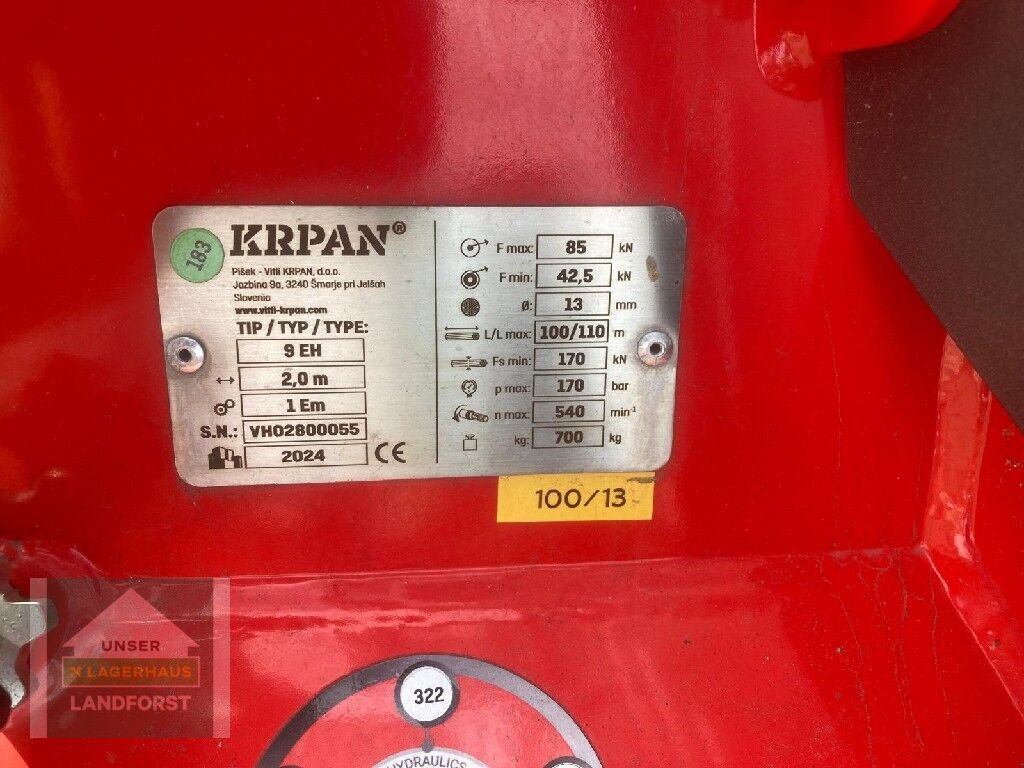 Seilwinde a típus Krpan 9EH, Neumaschine ekkor: Kapfenberg (Kép 7)