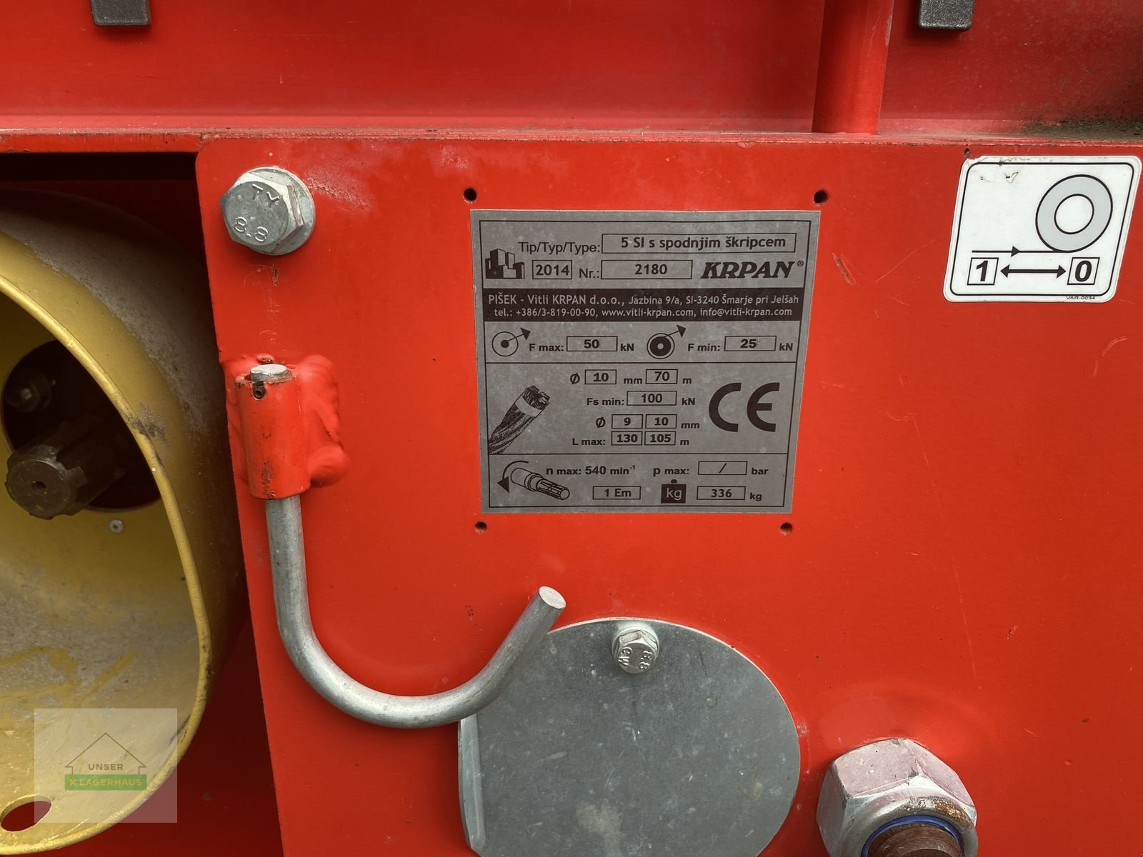 Seilwinde typu Krpan Seilwinde 5 E, Gebrauchtmaschine w Wartberg (Zdjęcie 4)