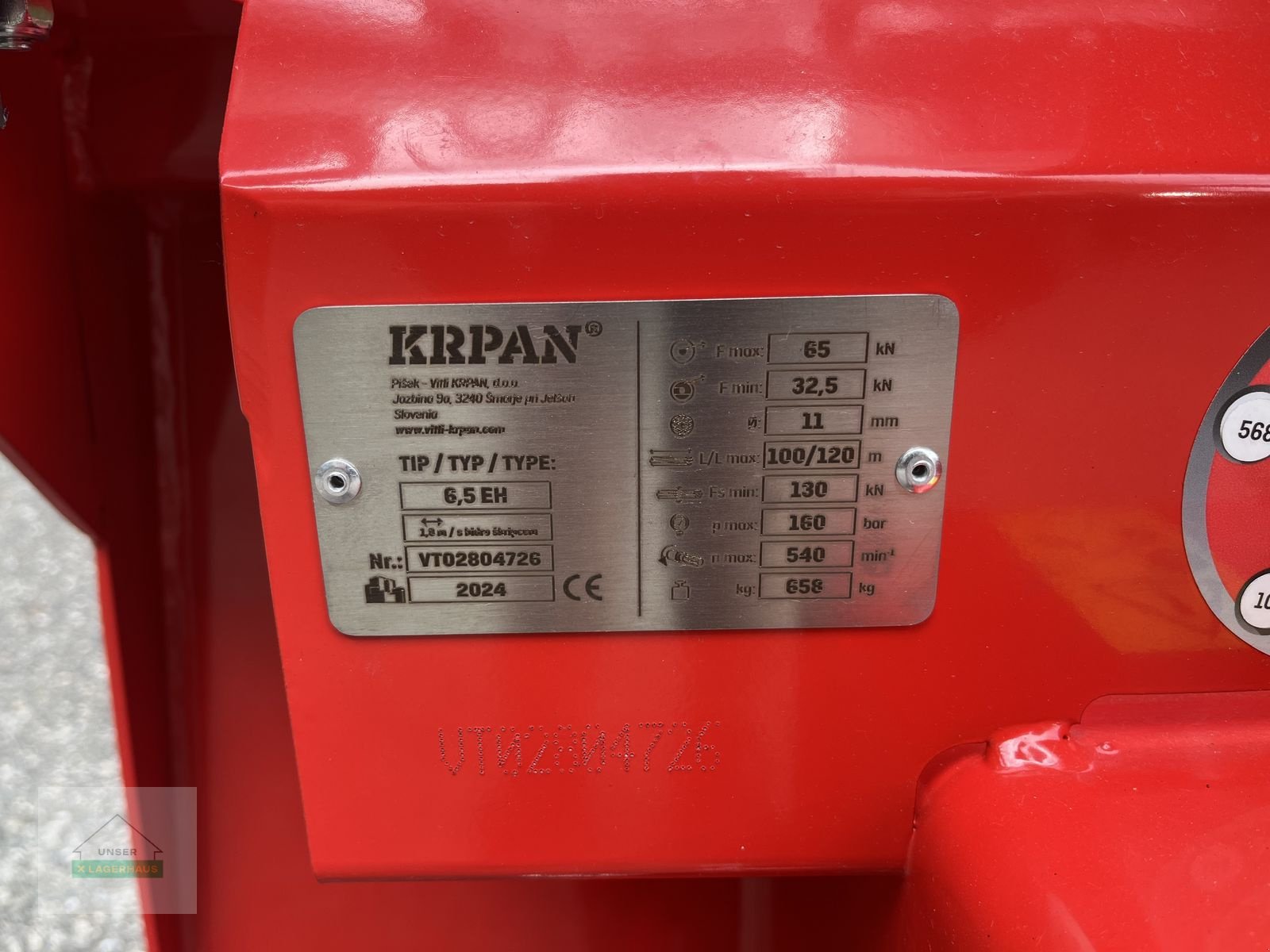 Seilwinde tipa Krpan Seilwinde 6,5 EH, Neumaschine u Wartberg (Slika 14)