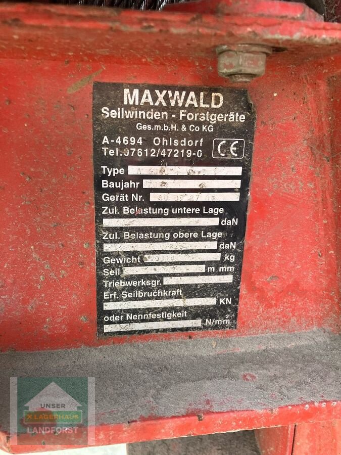 Seilwinde a típus Maxwald 5,5 Tonnen, Gebrauchtmaschine ekkor: Murau (Kép 10)