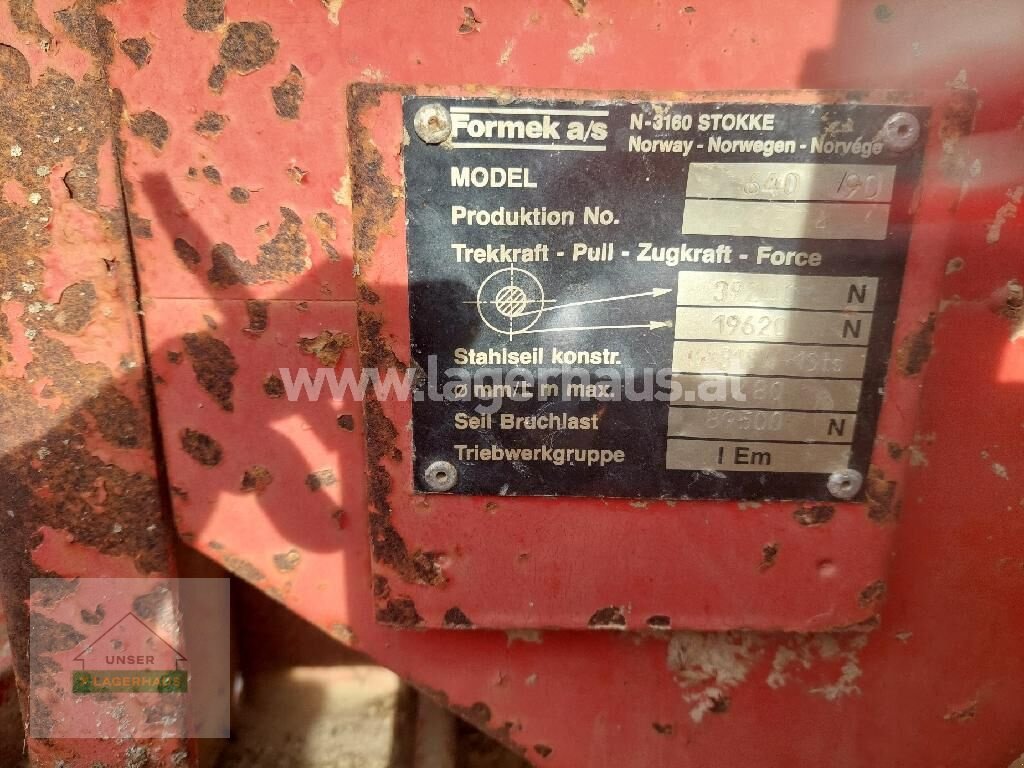 Seilwinde Türe ait Norse 640, Gebrauchtmaschine içinde Haag (resim 4)